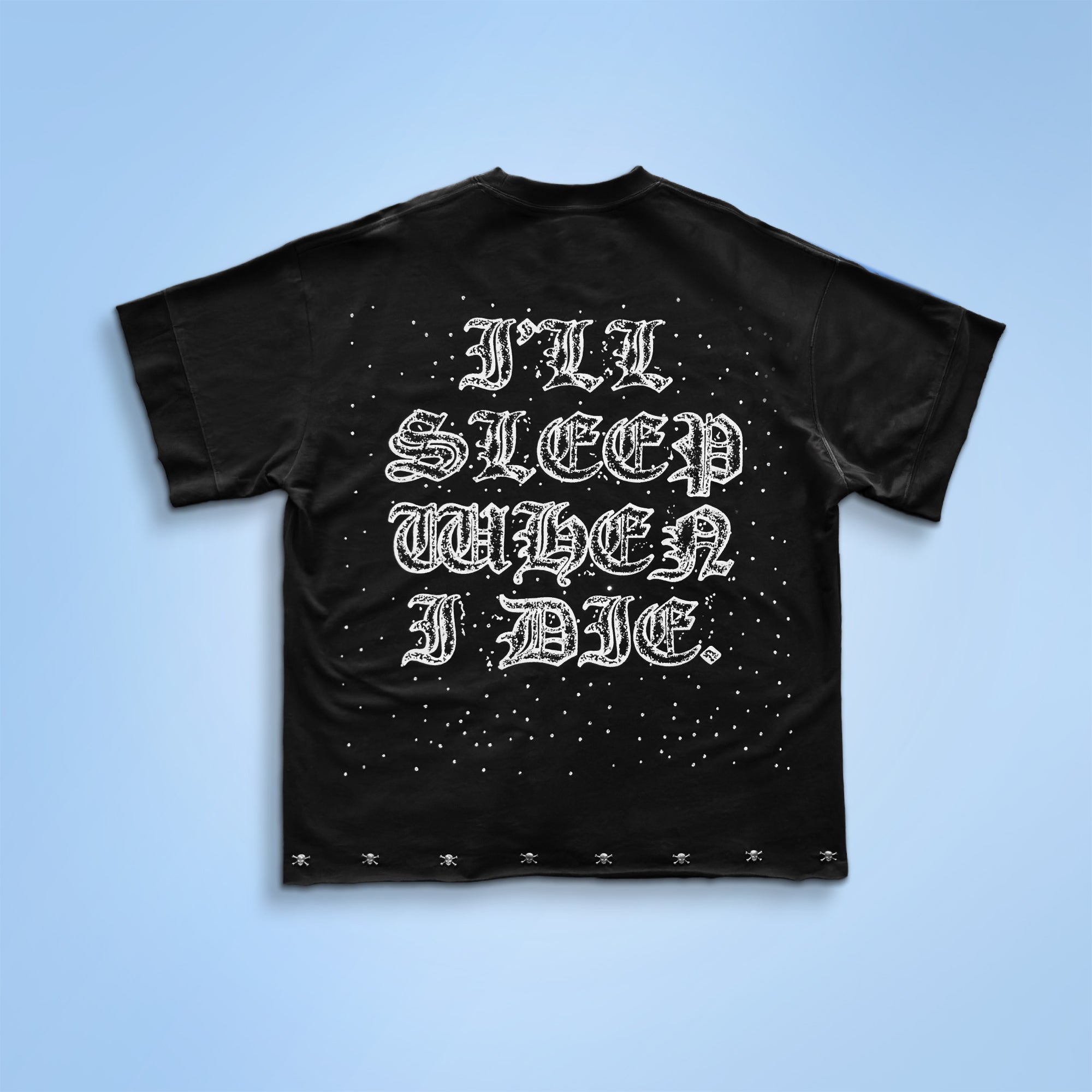 1 of 1 Skull Smoke Stud RAW EDGE Tee - XL