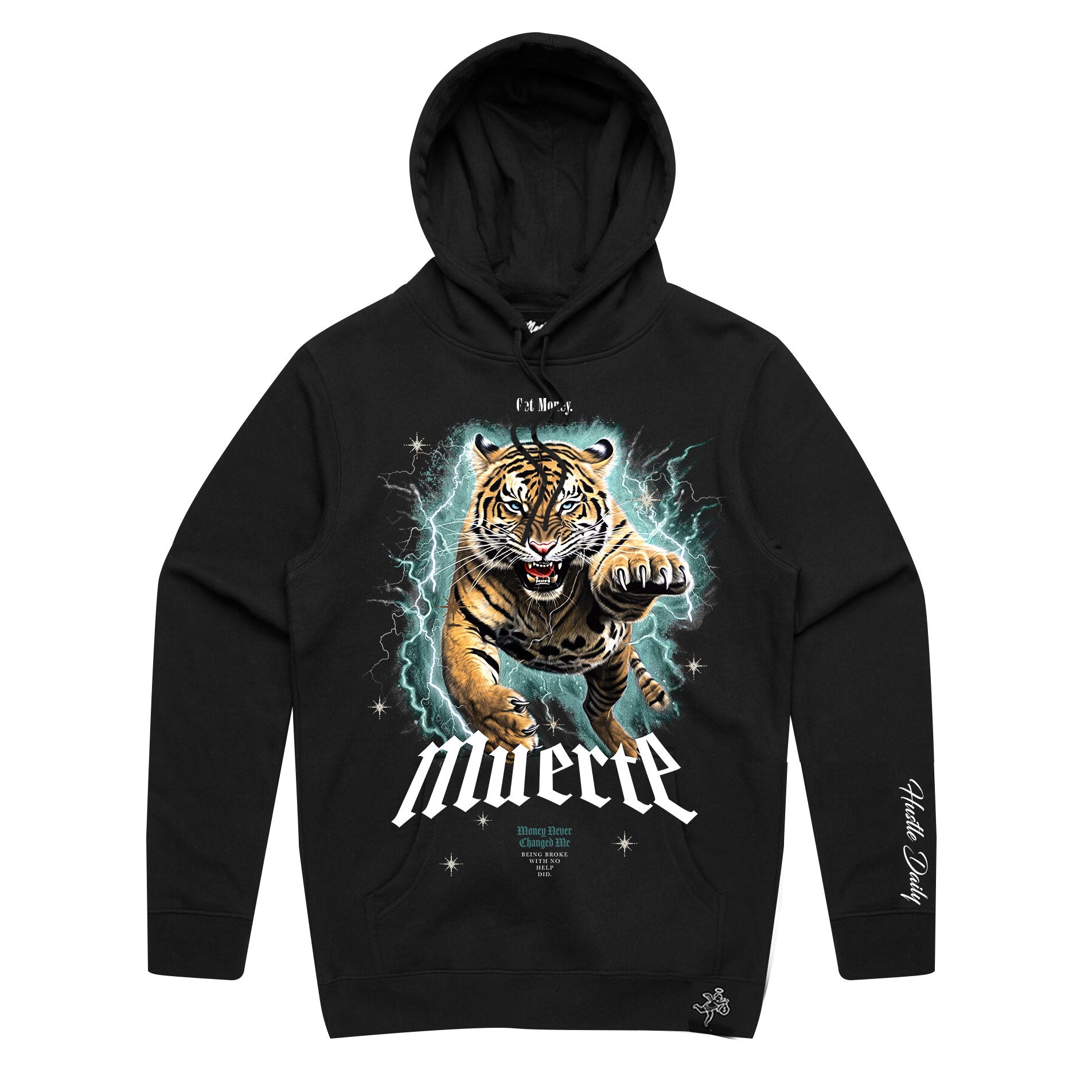 AJ4 Lightning Tiger Heavyweight Hoodie