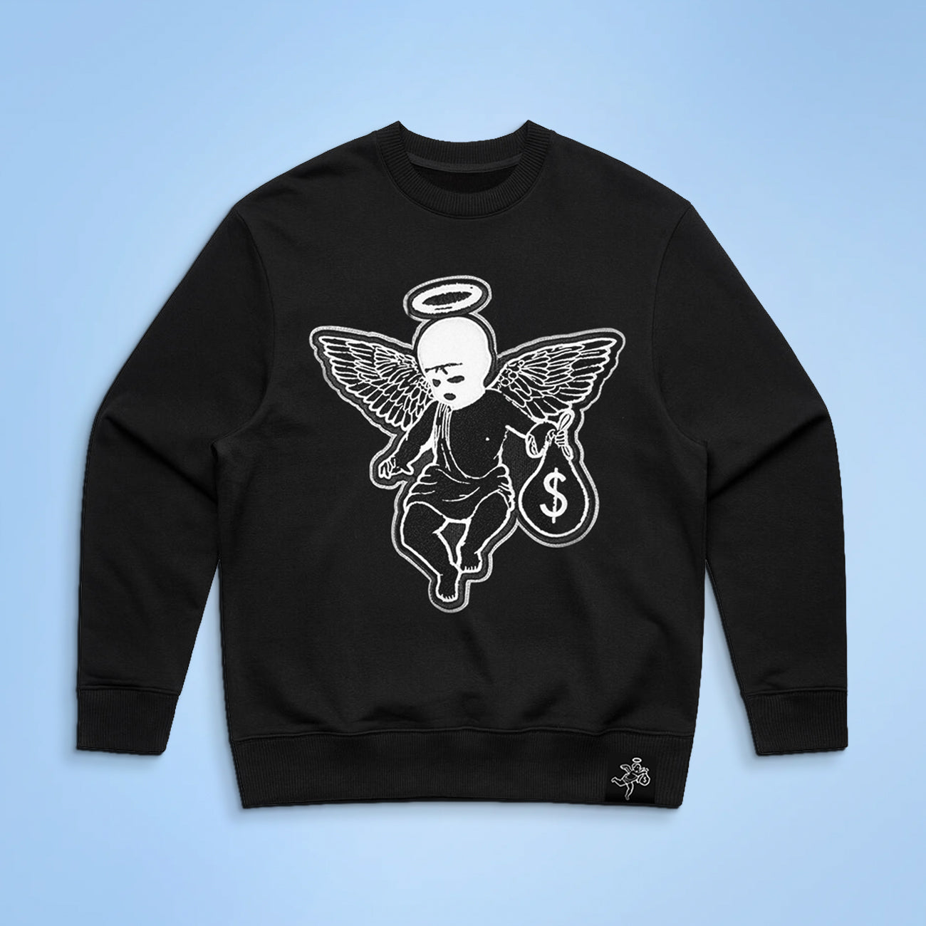 MM Ski Mask Angel Chenille Crewneck - HW