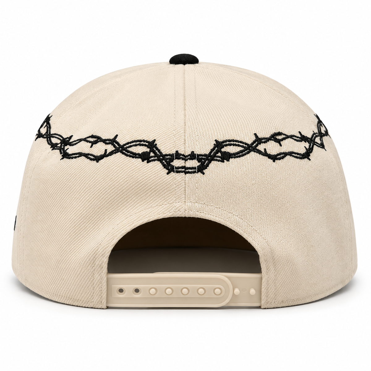 Barbed Wire - Snapback - Cream/Camo