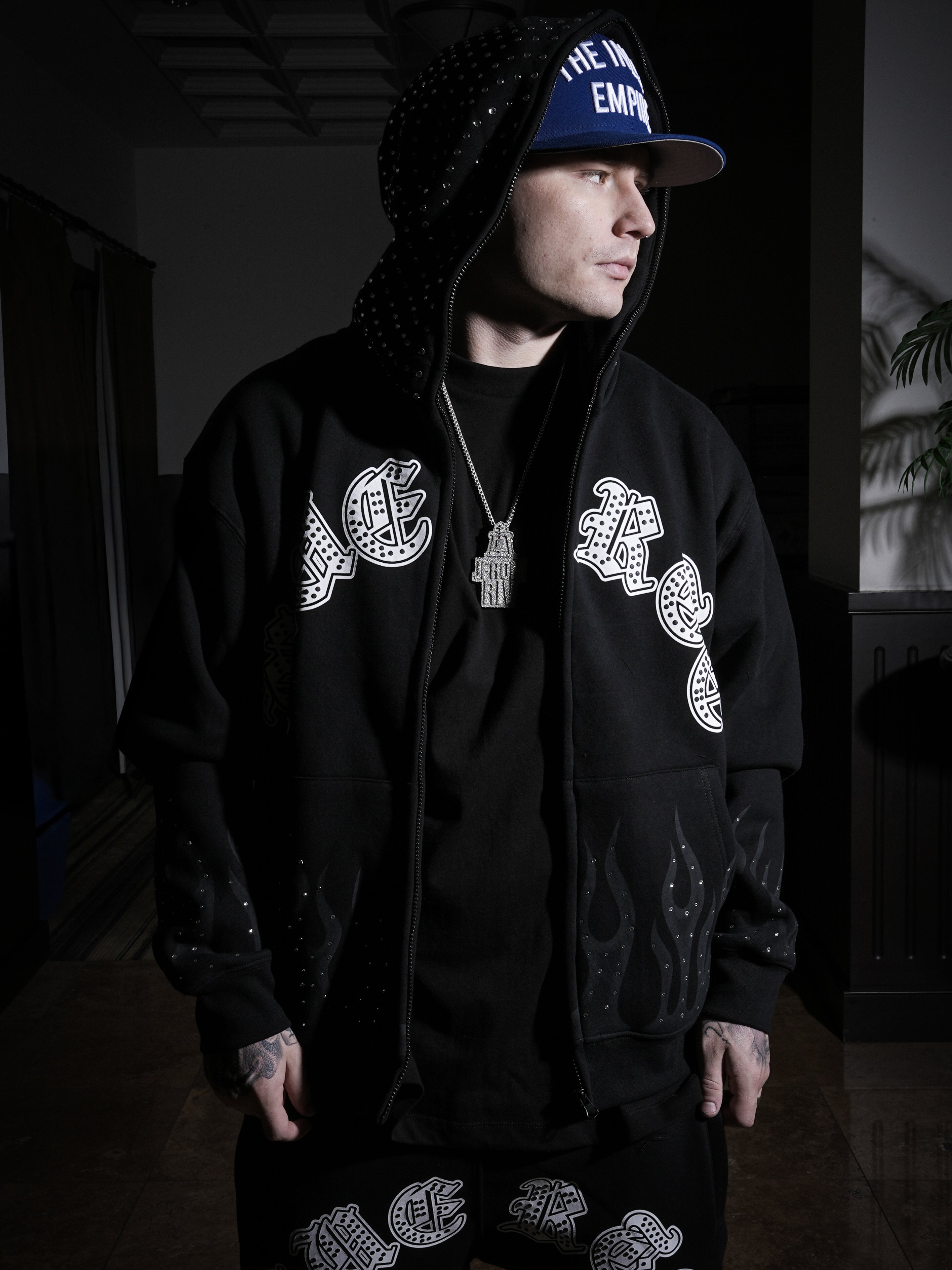 HM Flame Stone Flare Sweatpants