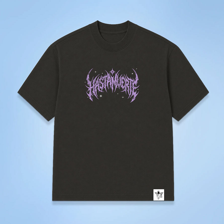 Divine Order - Black Garment Dye Tee