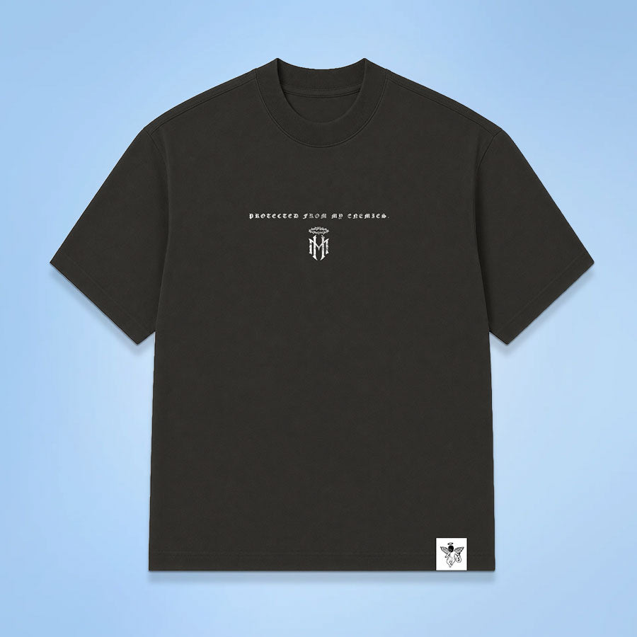 Angels Watch - Black Garment Dye Tee