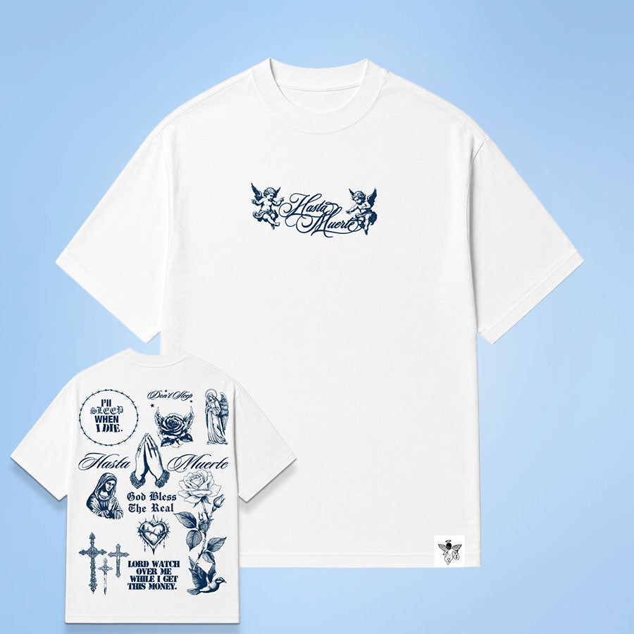 Tattooed Tears - White Tee
