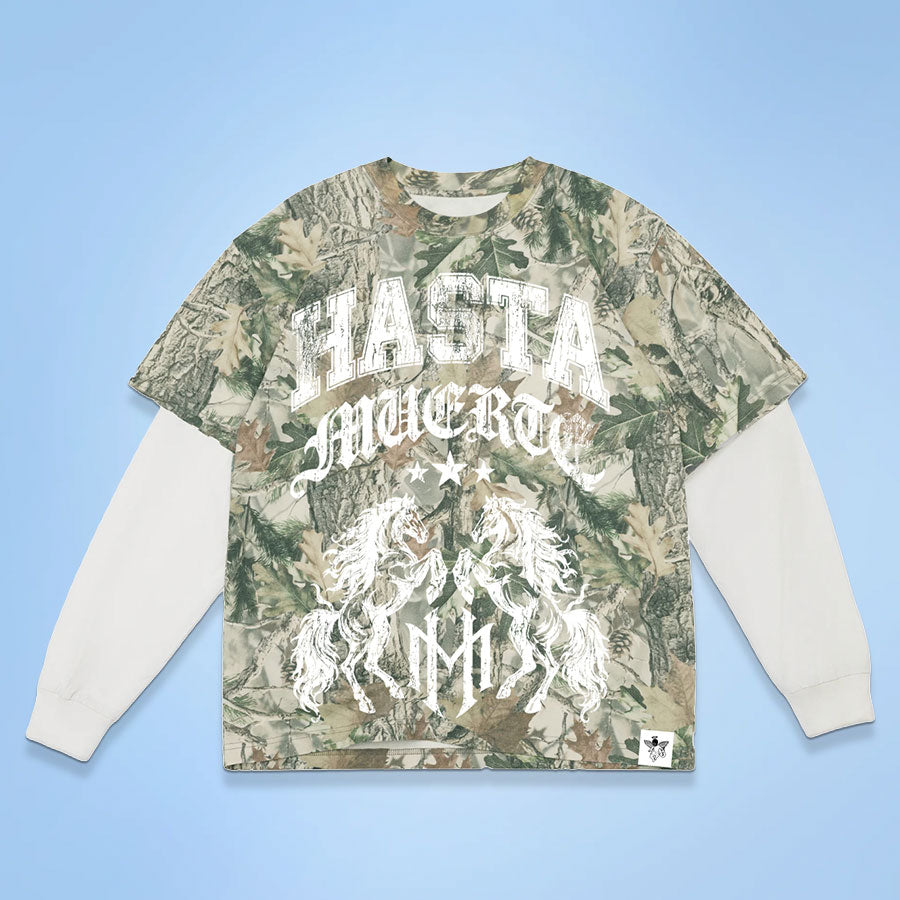 LOYALTY RIDES FOREVER Camo 2fer Tee