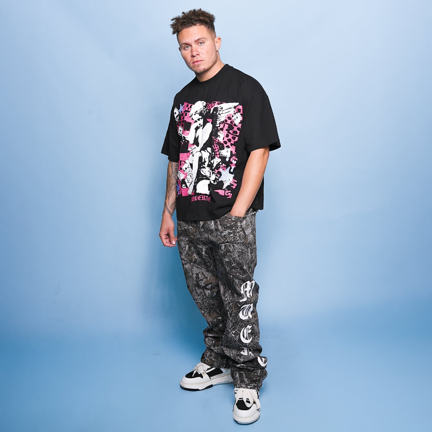 MM Angel Stencil Tee