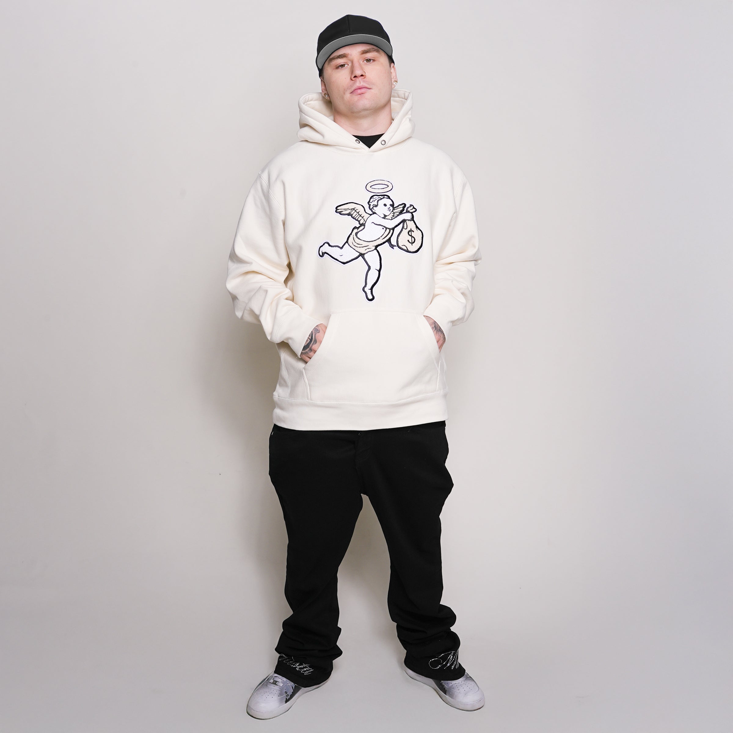 Máscara de esquí AJ1 Angel Chenille Neut HOODIE HW