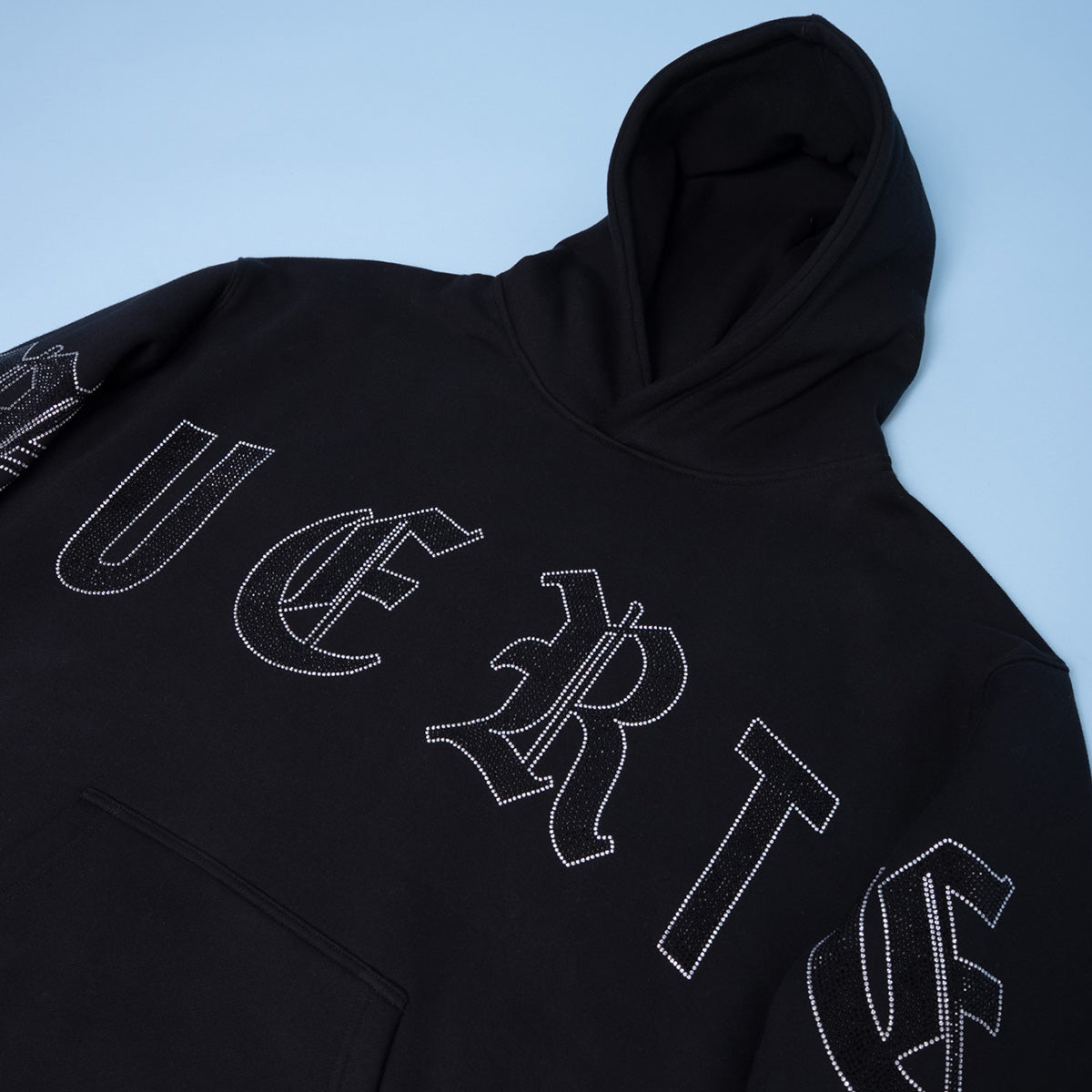 OE Muerte Bones Rhinestone F/B Hoodie