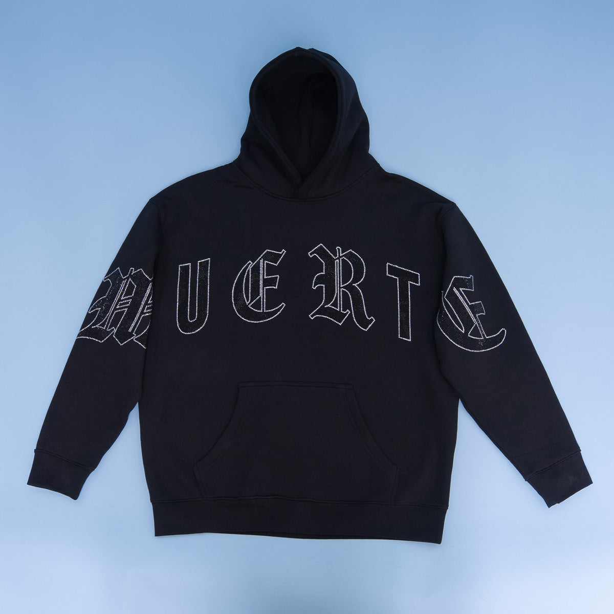 OE Muerte Bones Rhinestone F/B Hoodie