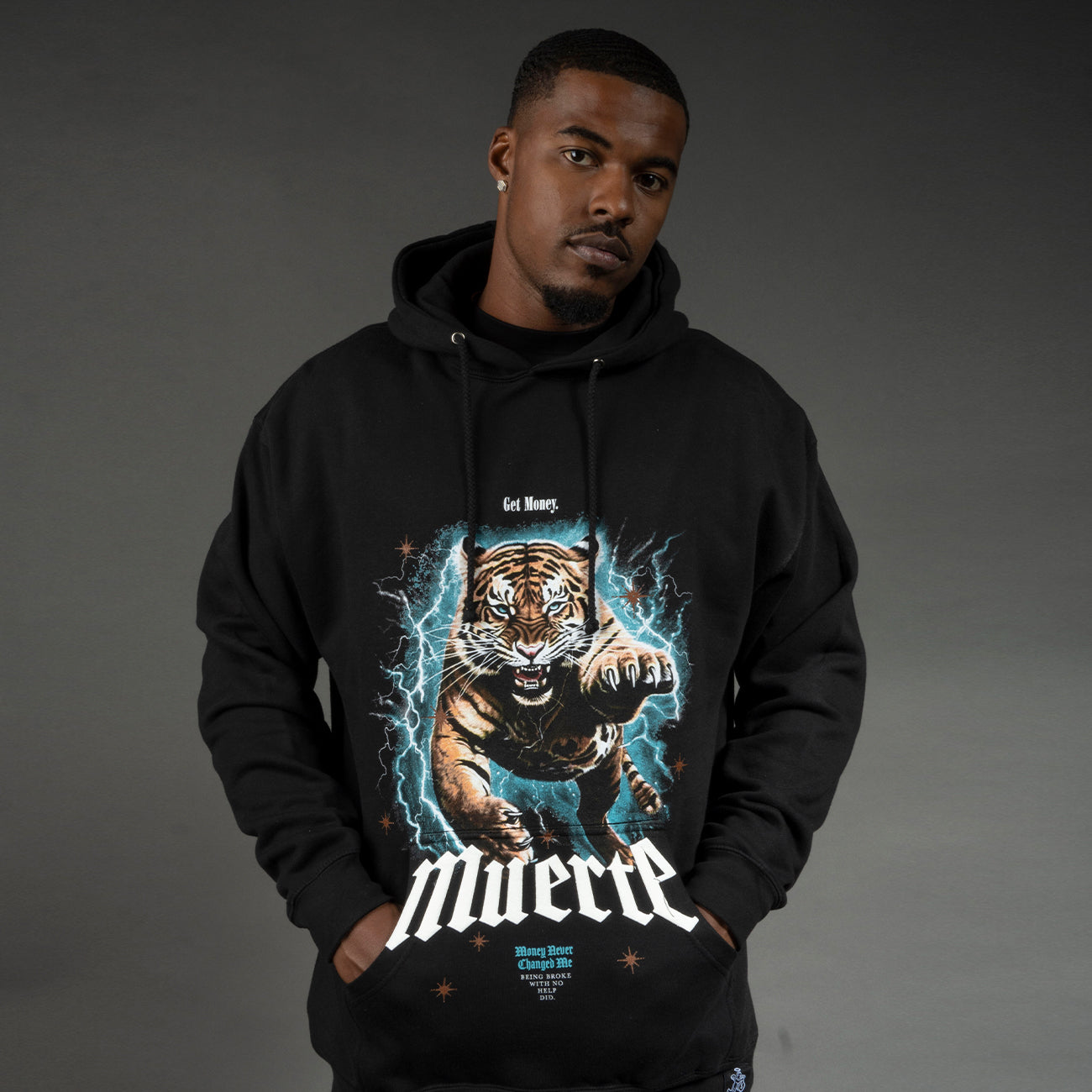 AJ4 Lightning Tiger Heavyweight Hoodie