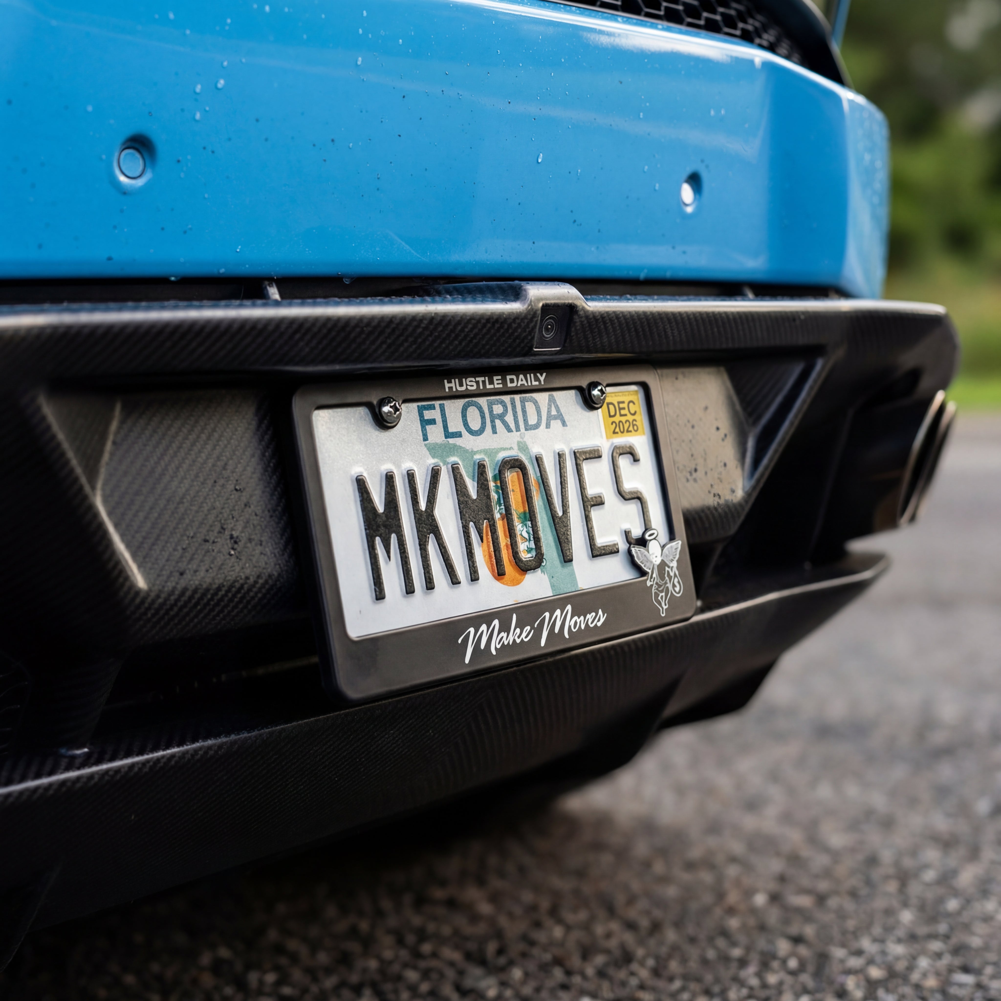 MM Angel License Plate Frame