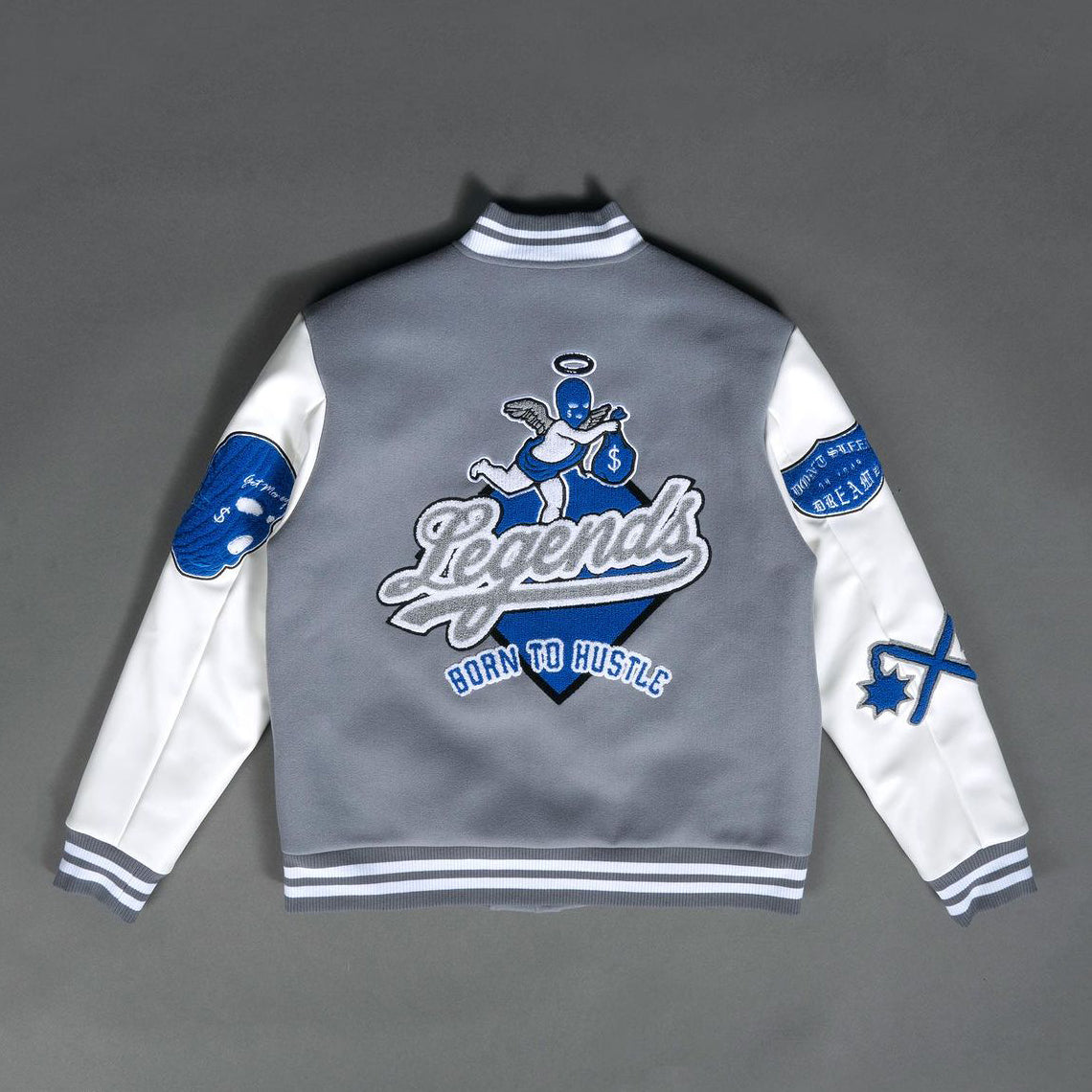 Born To Hustle Letterman Jacket 2023