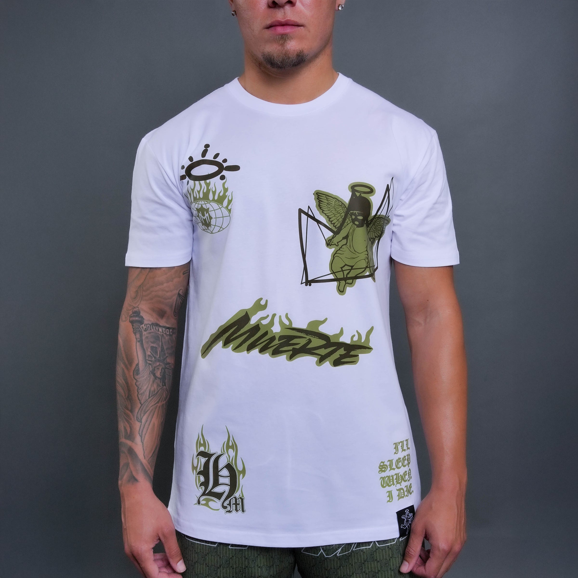Camo Mask Tee F/B