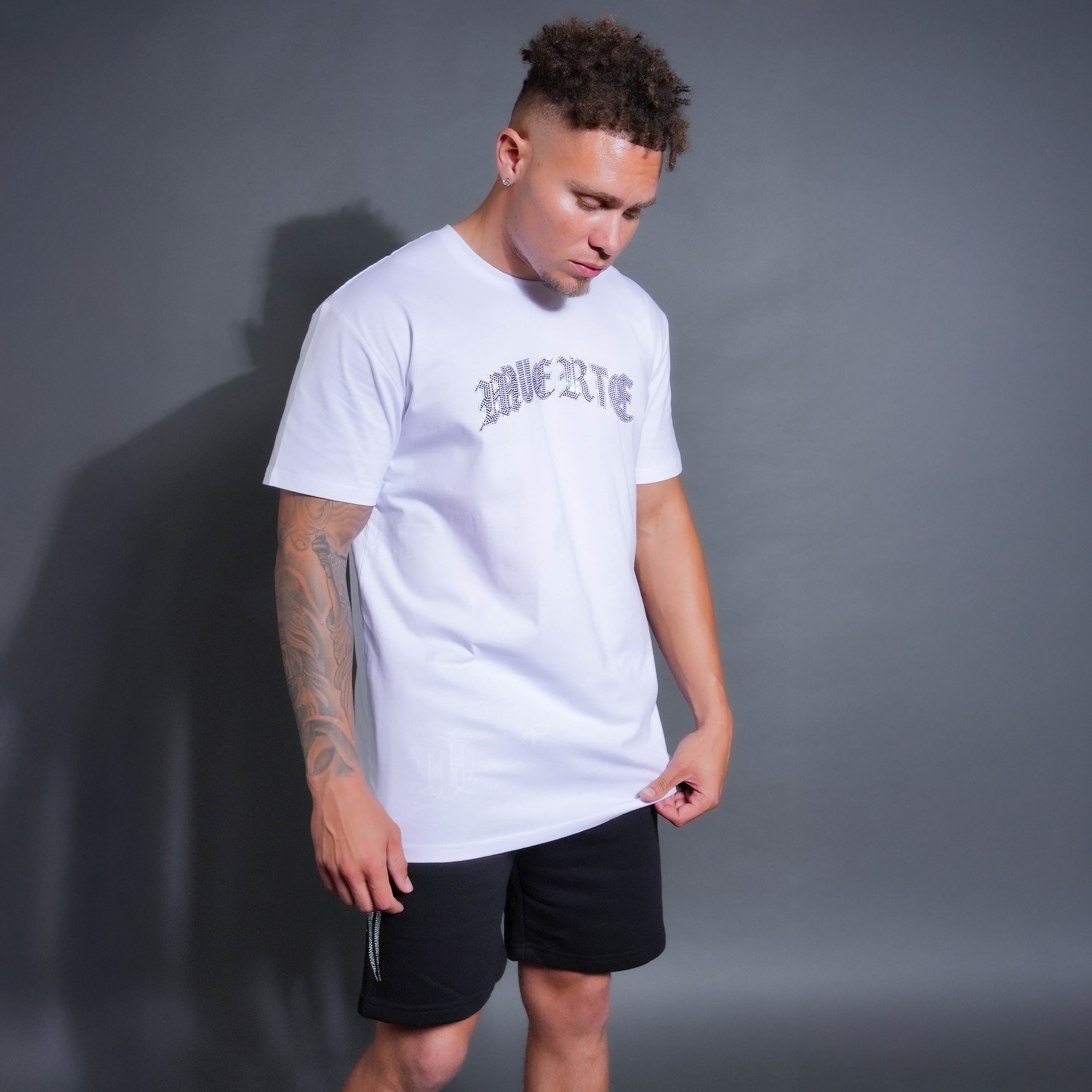 Muerte OE Rhinestone - WHITE