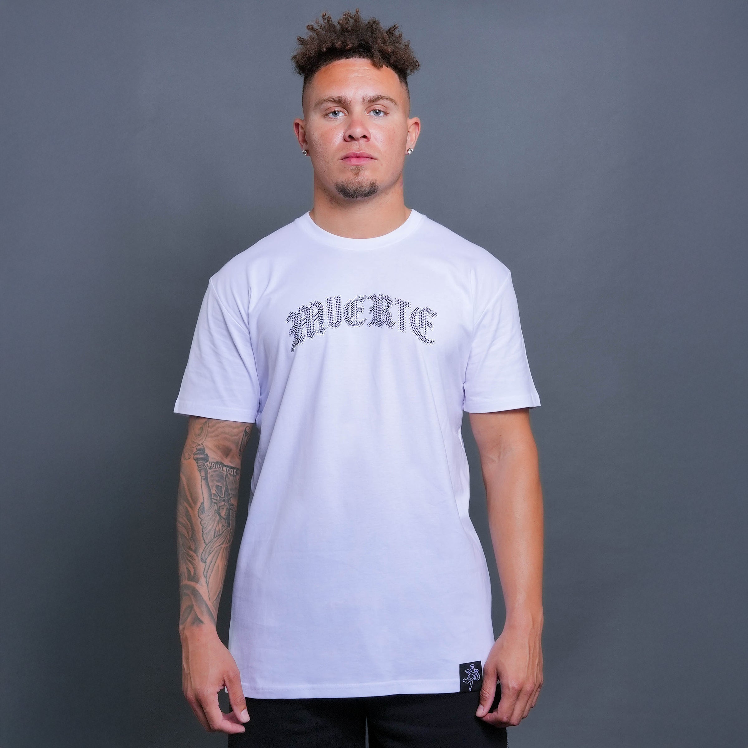 Muerte OE Rhinestone - WHITE