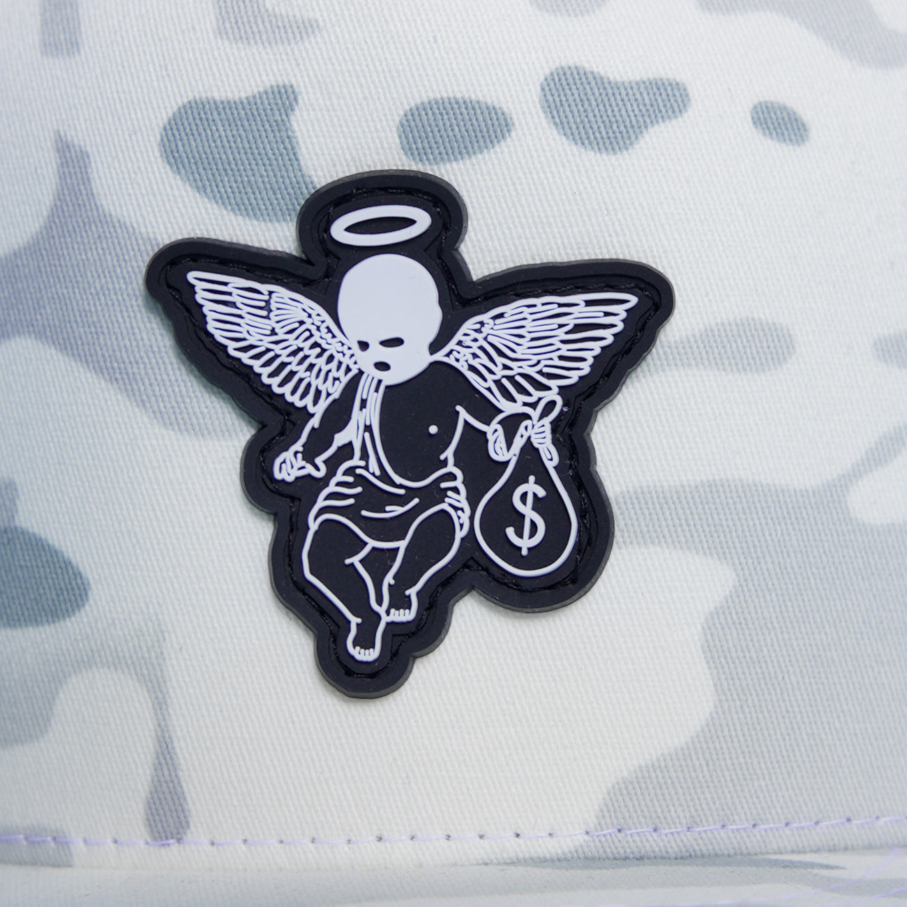 MM Angel RP White Camo Trucker Hat