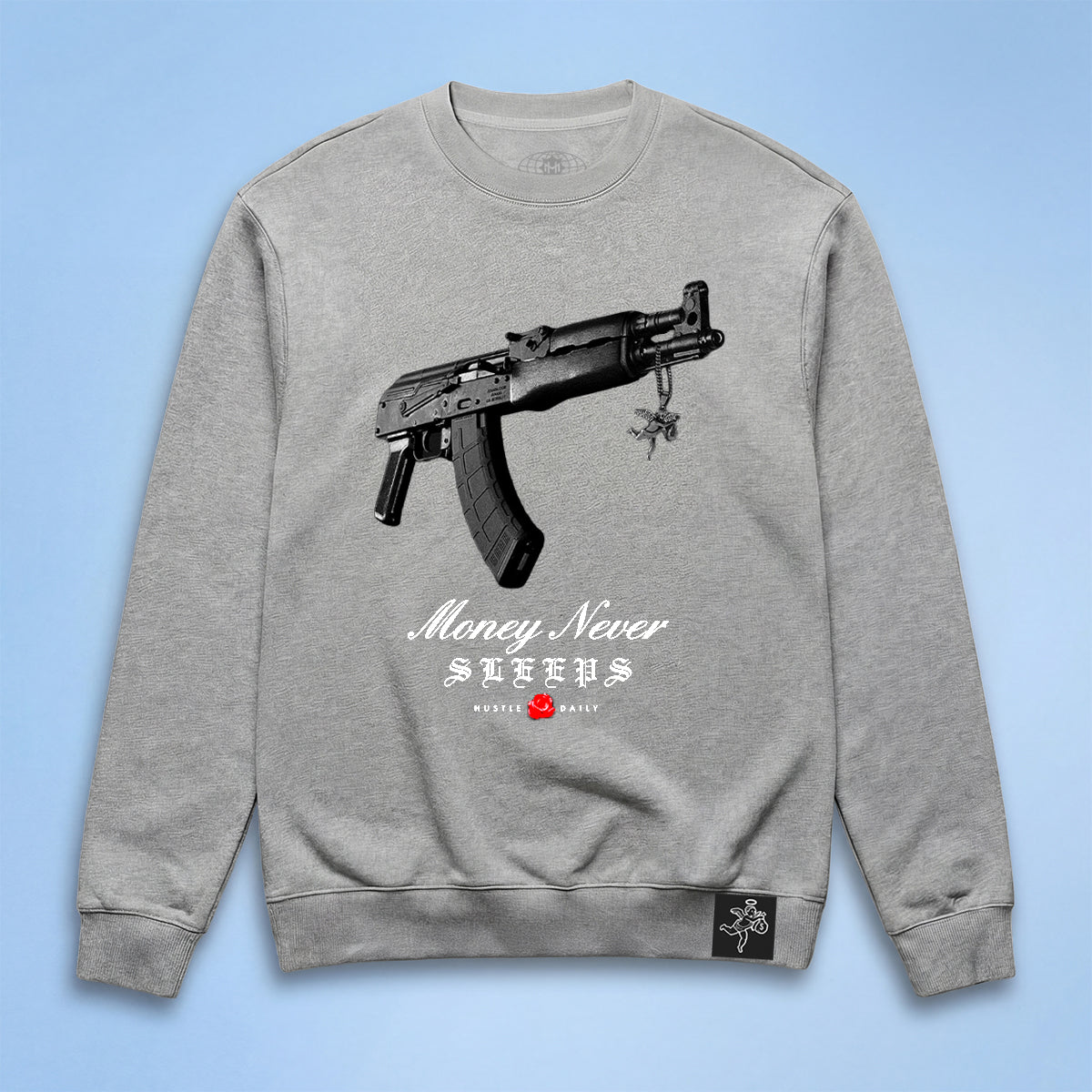 ANGEL CHARM AK Crewneck HGrey