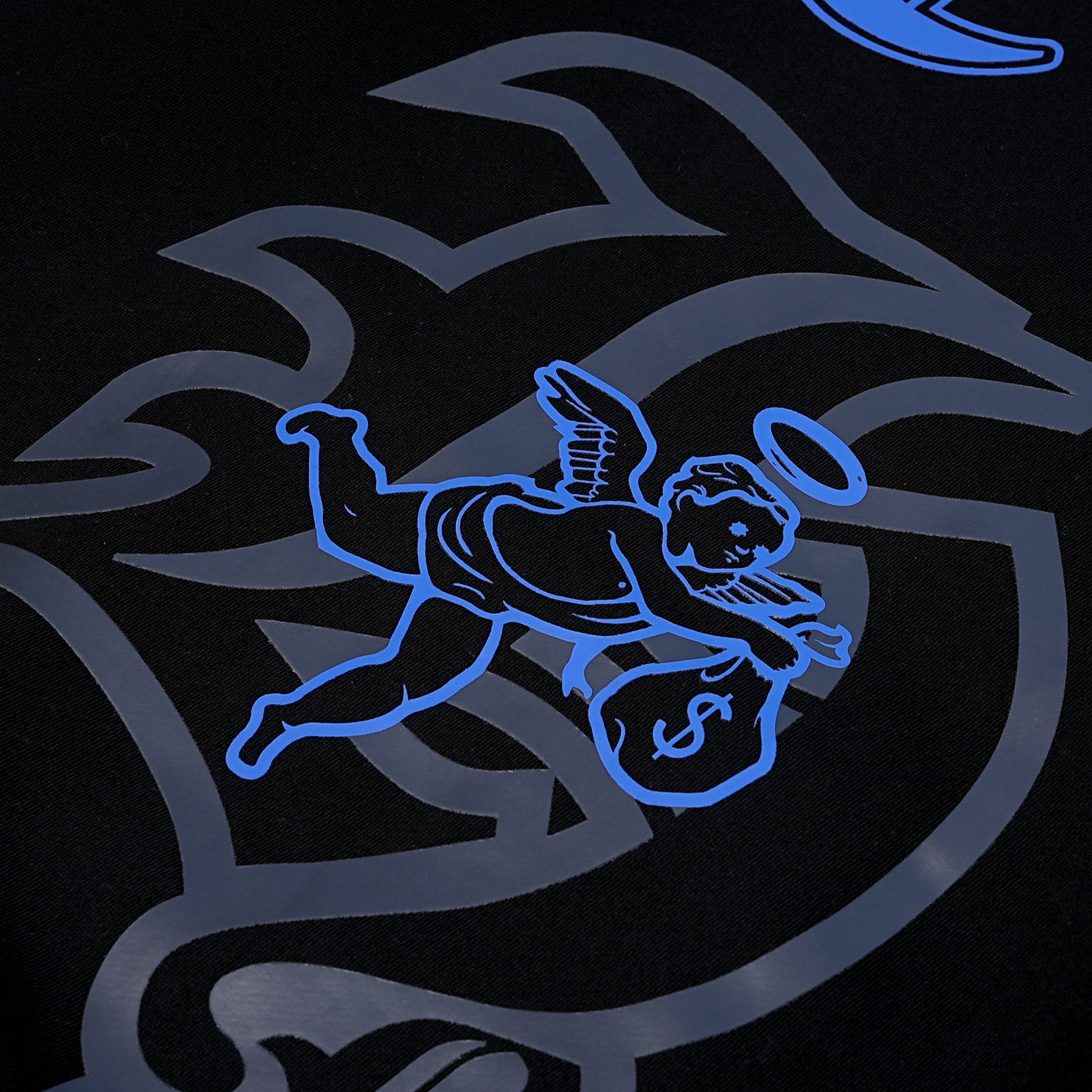 1 of 1 BLUE OE Angel Hoodie