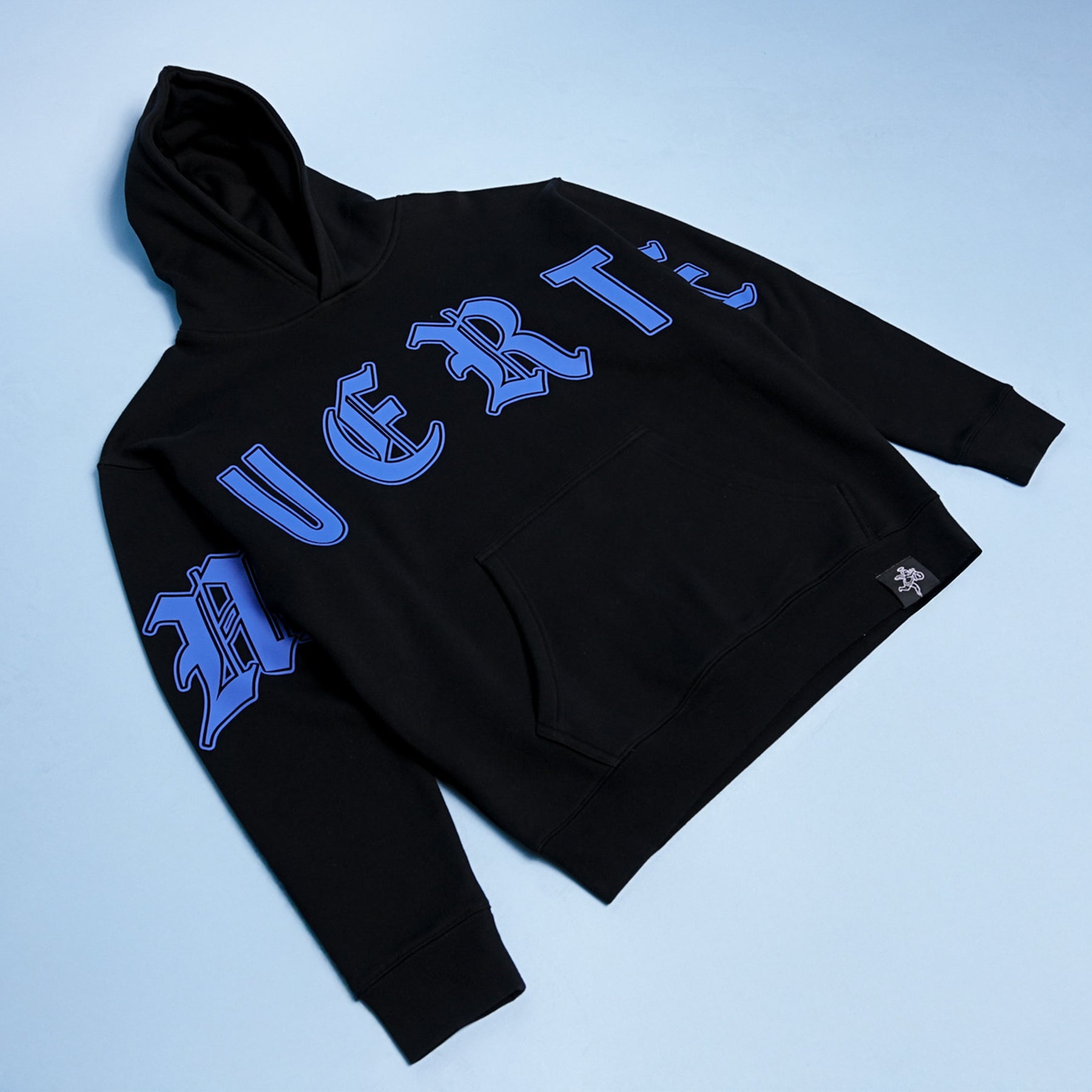 1 of 1 BLUE OE Angel Hoodie
