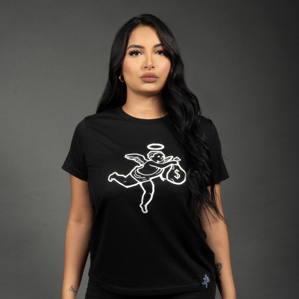 Angel Classic Tee BLK - Women