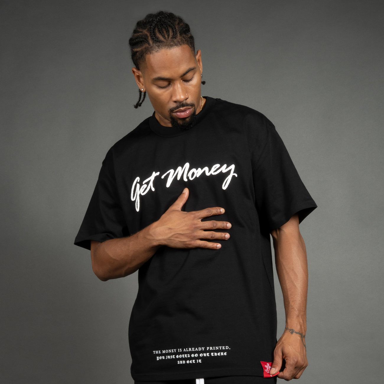 GM Money Impreso - Camiseta ULTRA HW Red Label - Negro