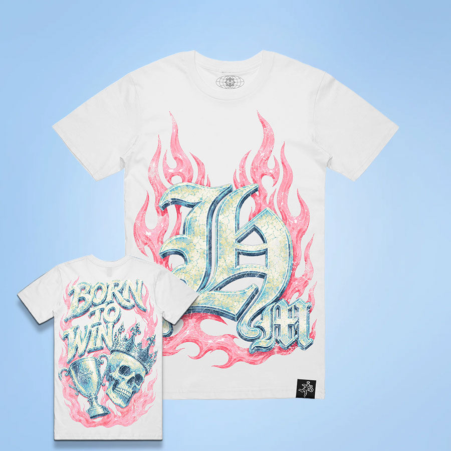 BTW Trophy - White Tee