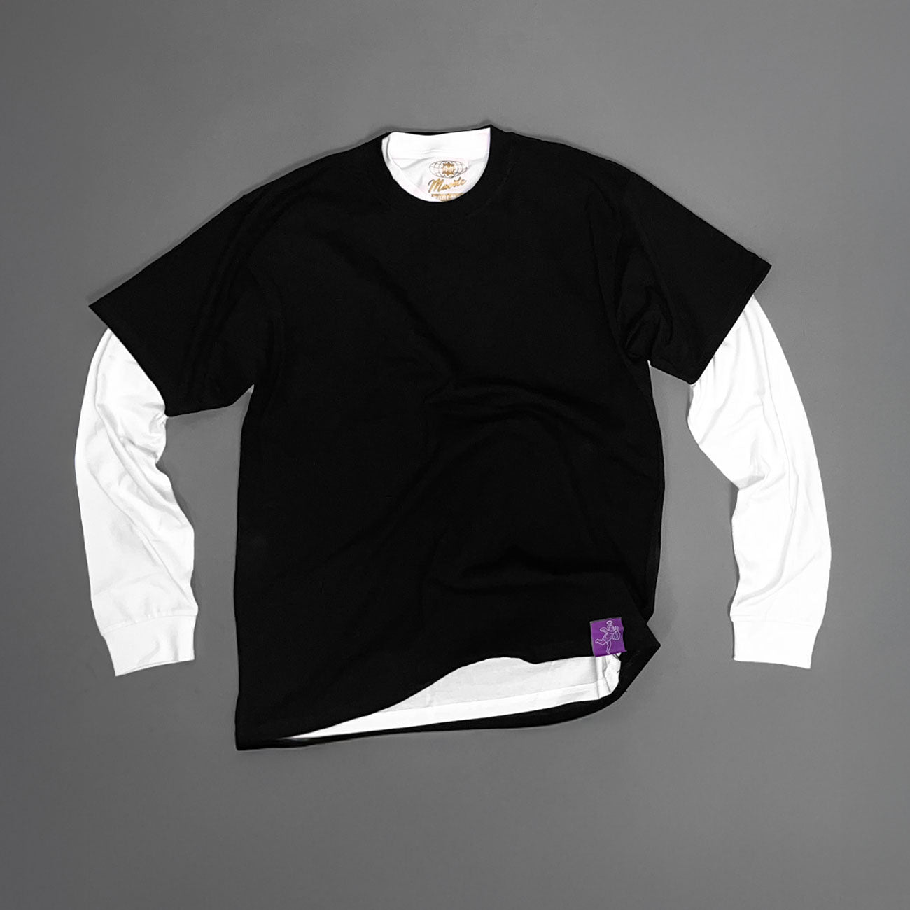 White Longsleeve & Boxy Black Tee Bundle