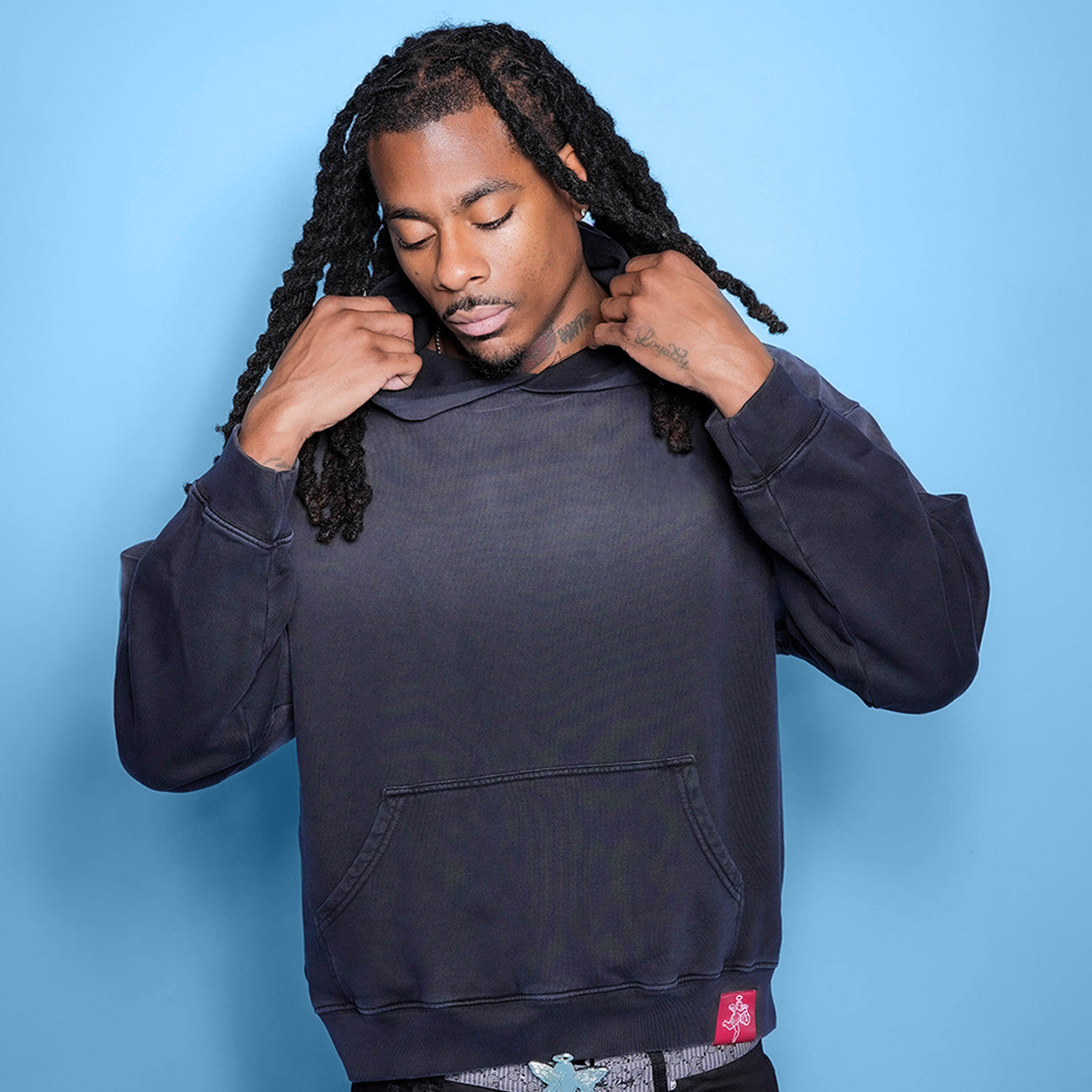 BLACK POTASSIUM HOODIE - BASIC