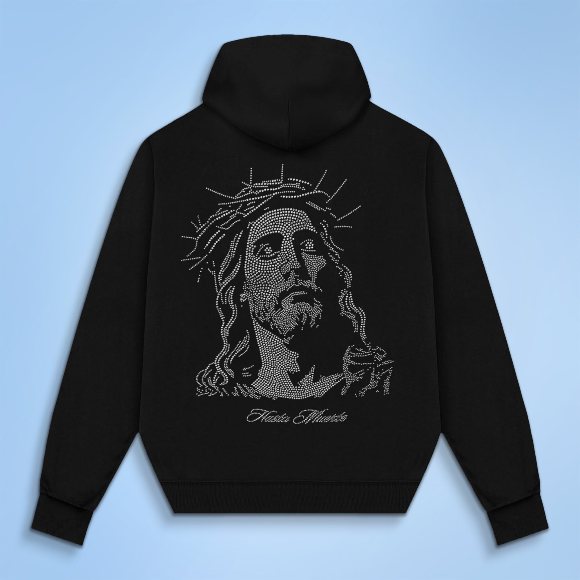 Jesus Rhinestone HW Hoodie - RP