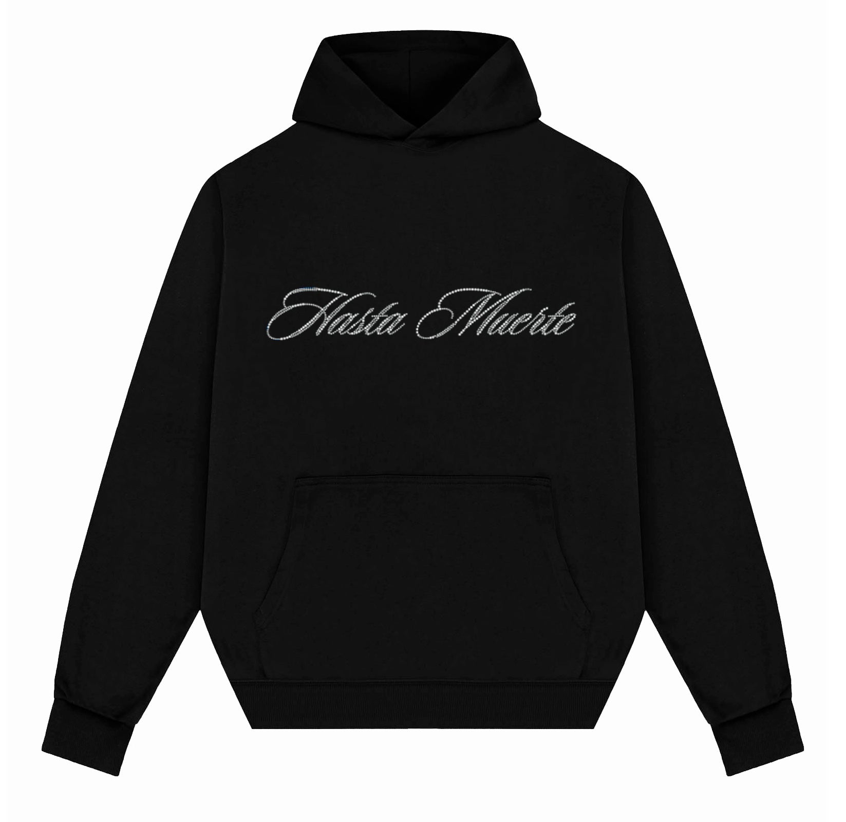 No confíes en nadie corazones sudadera con capucha