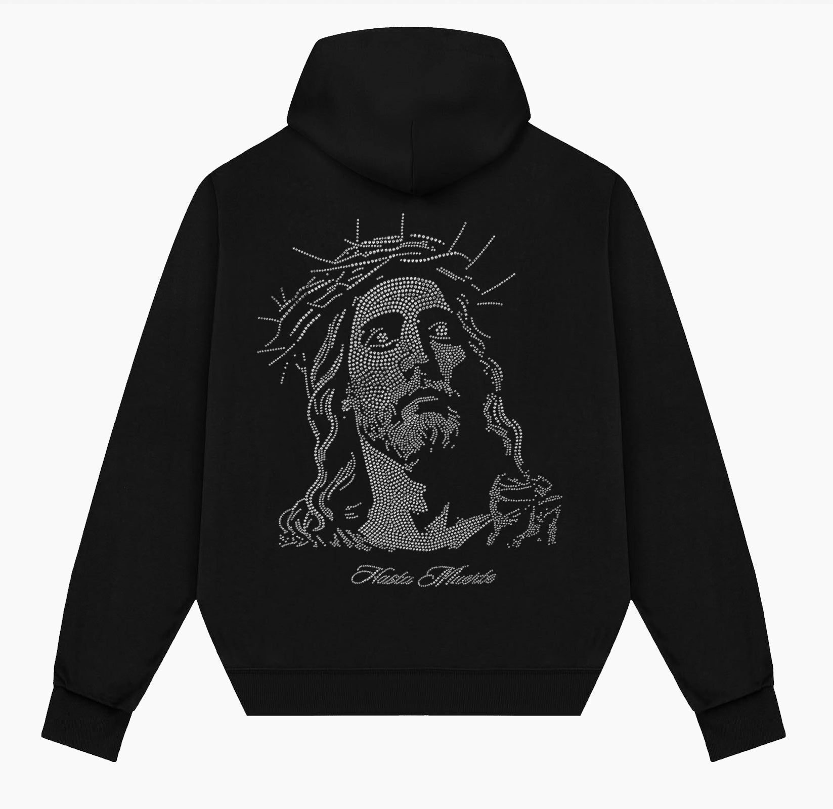 No confíes en nadie corazones sudadera con capucha