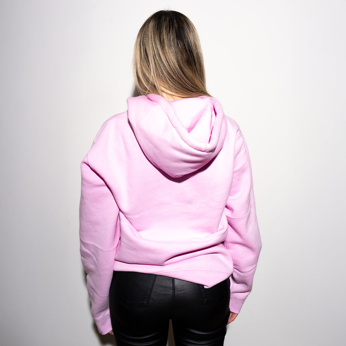 Pink Ski Mask Angel Chenille Patch  Hoodie - HW
