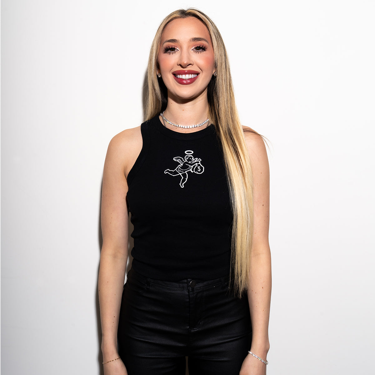 Classic Angel - Womens Crop Tank