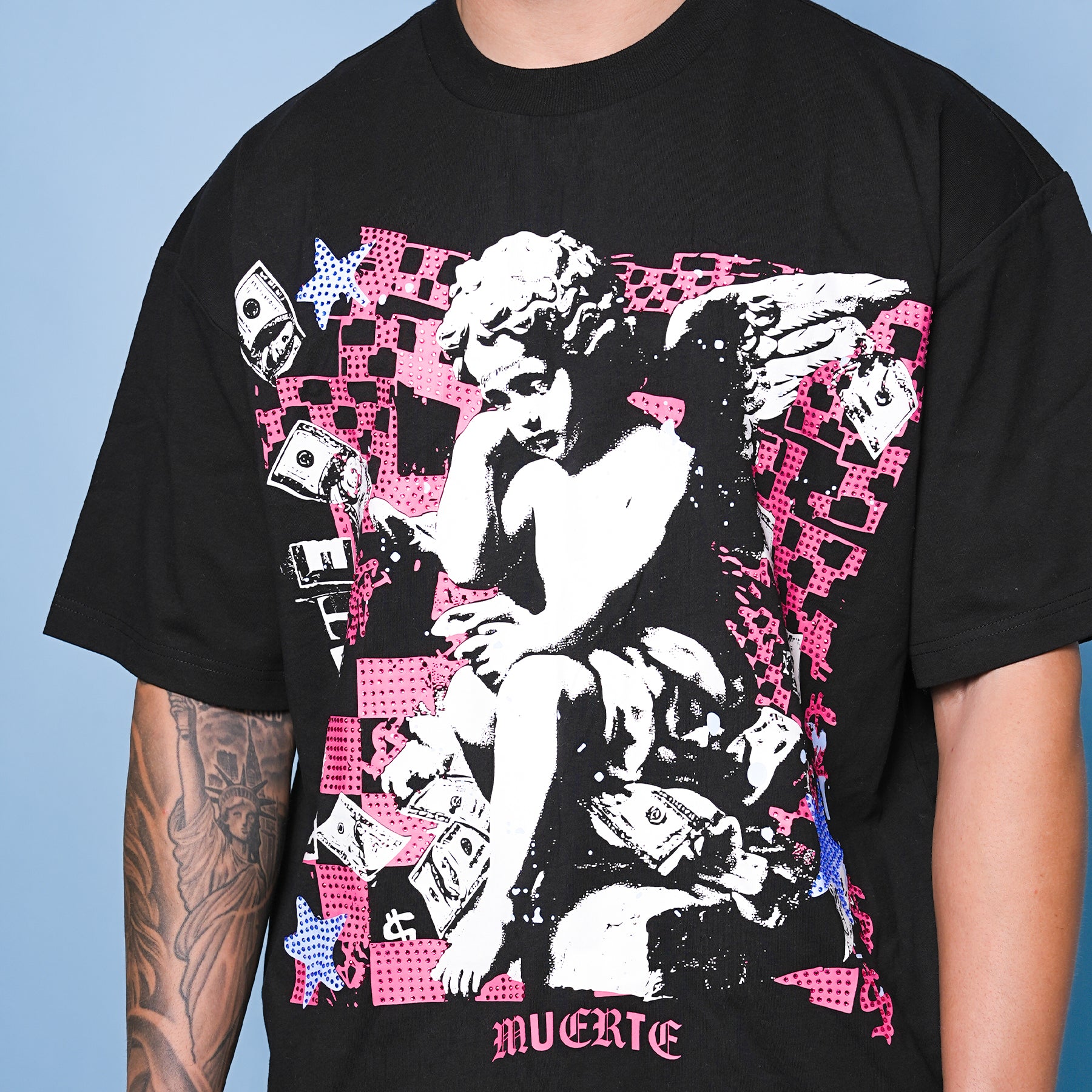 MM Angel Stencil Tee