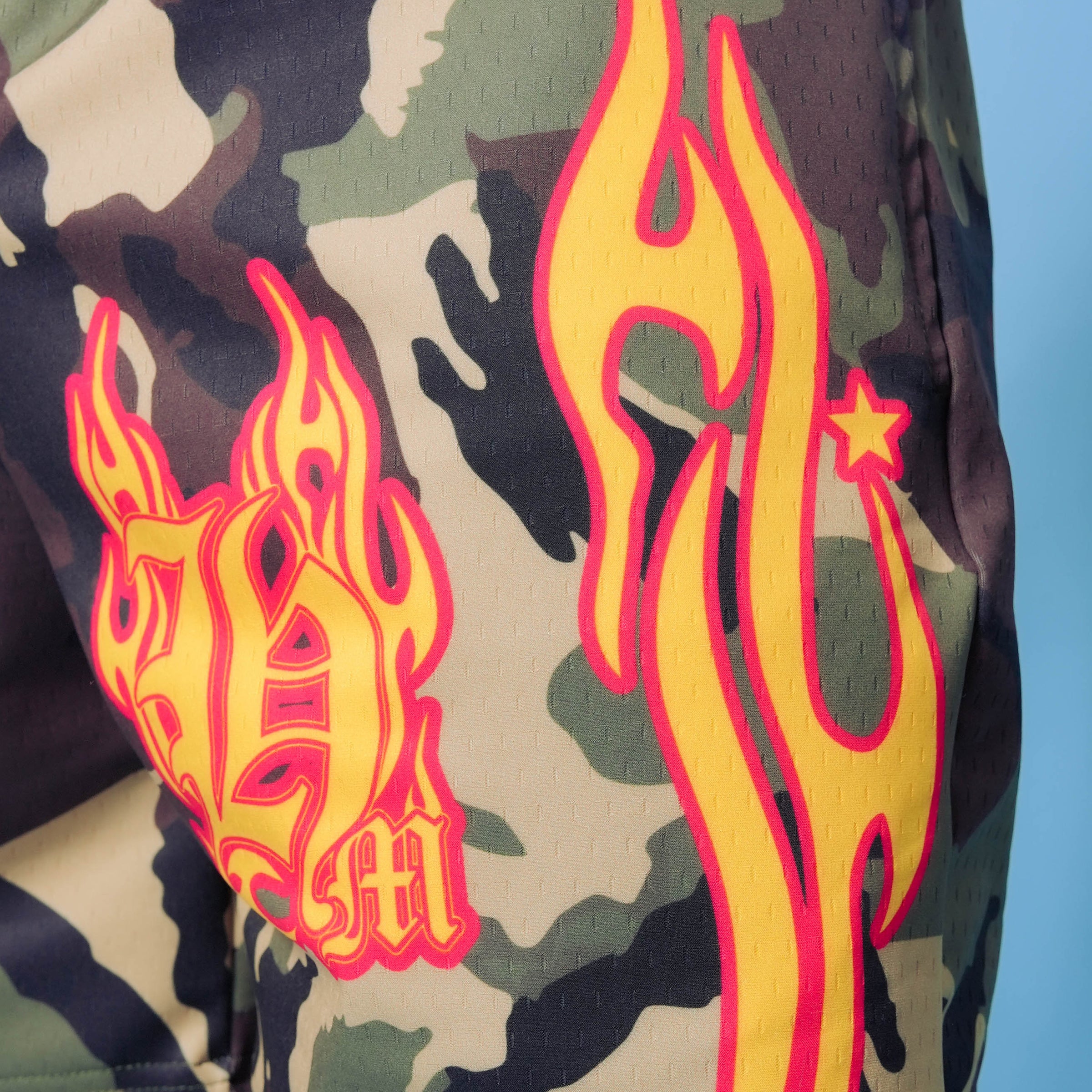 Flame Camo Shorts