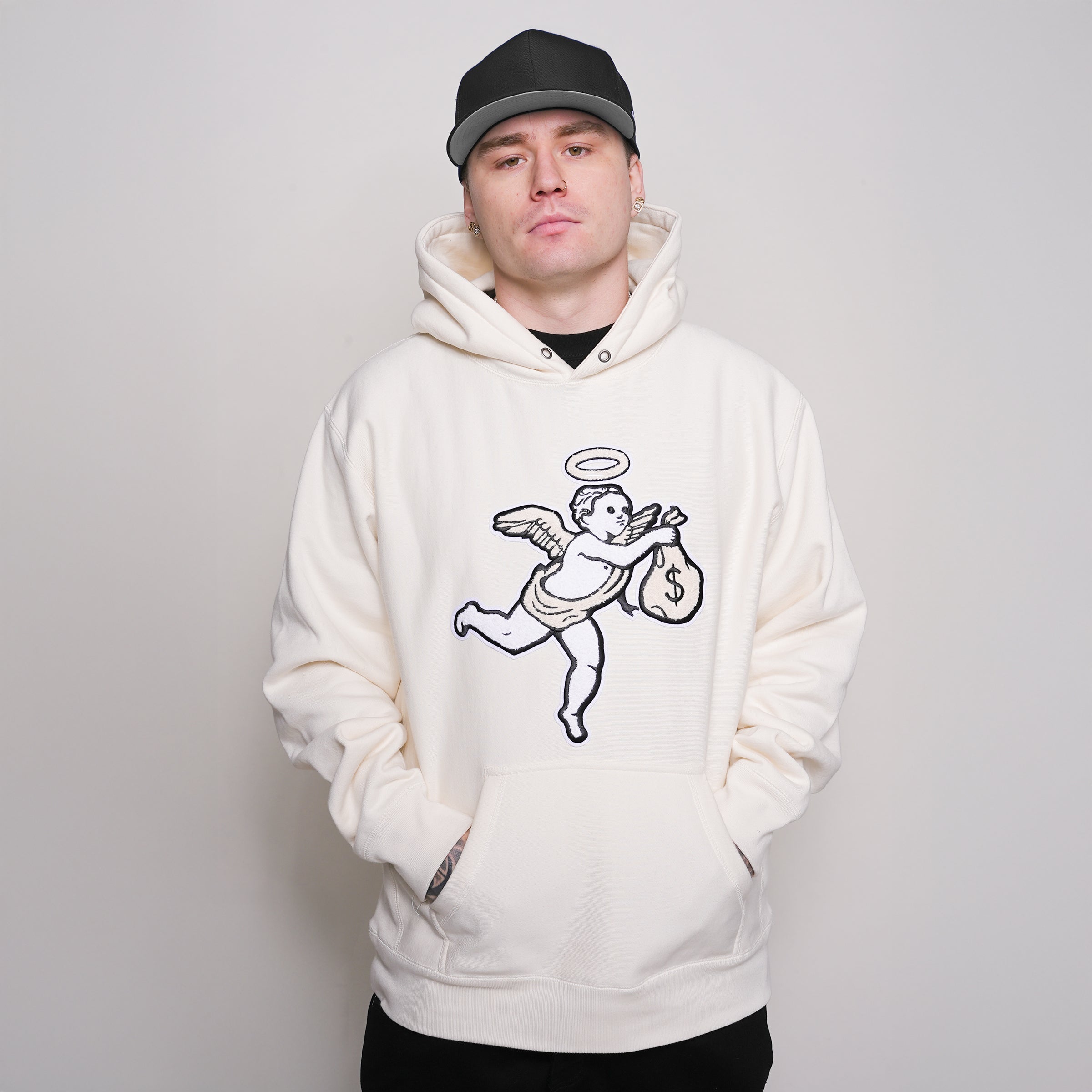 Máscara de esquí AJ1 Angel Chenille Neut HOODIE HW