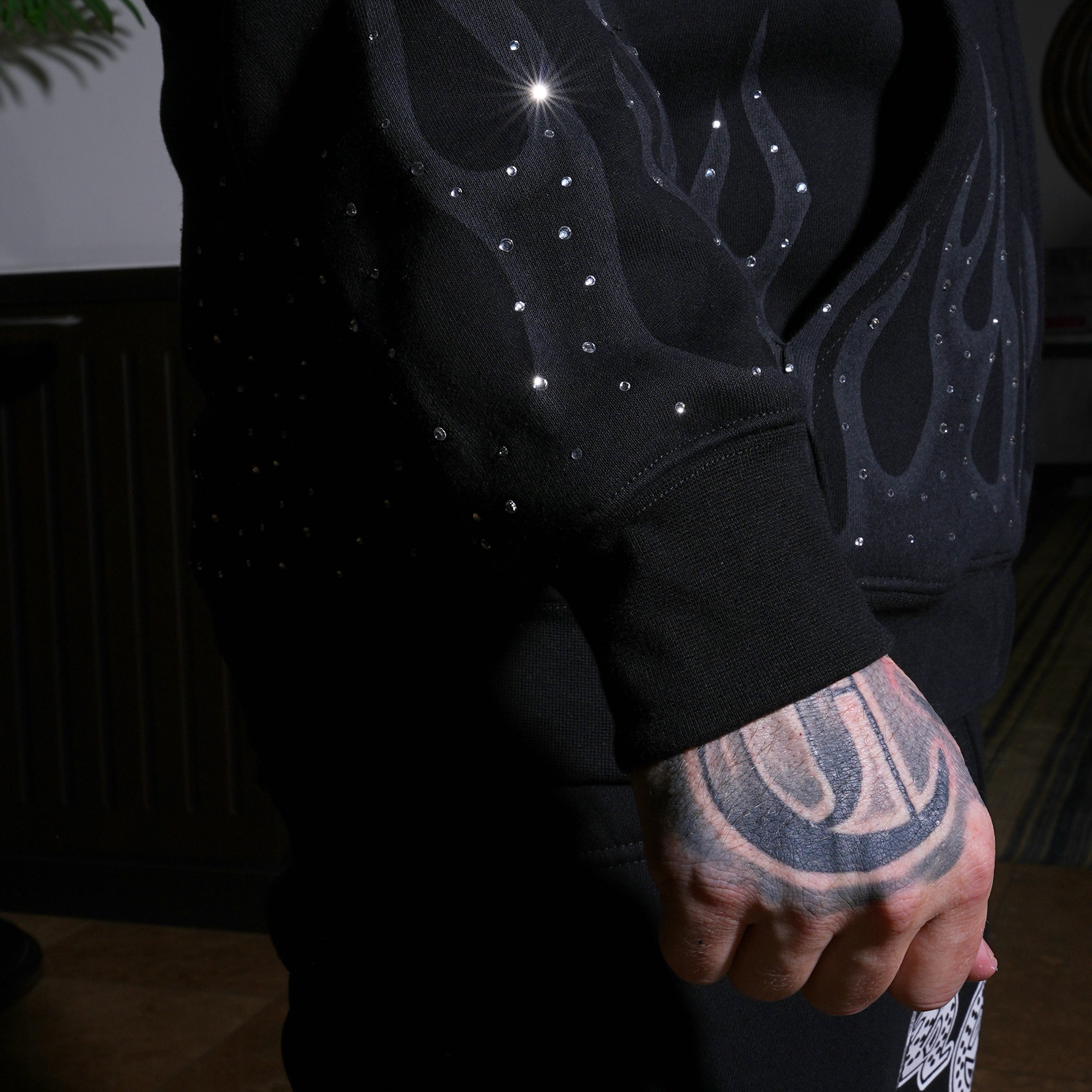 HM Flame Stone Zip Hoodie