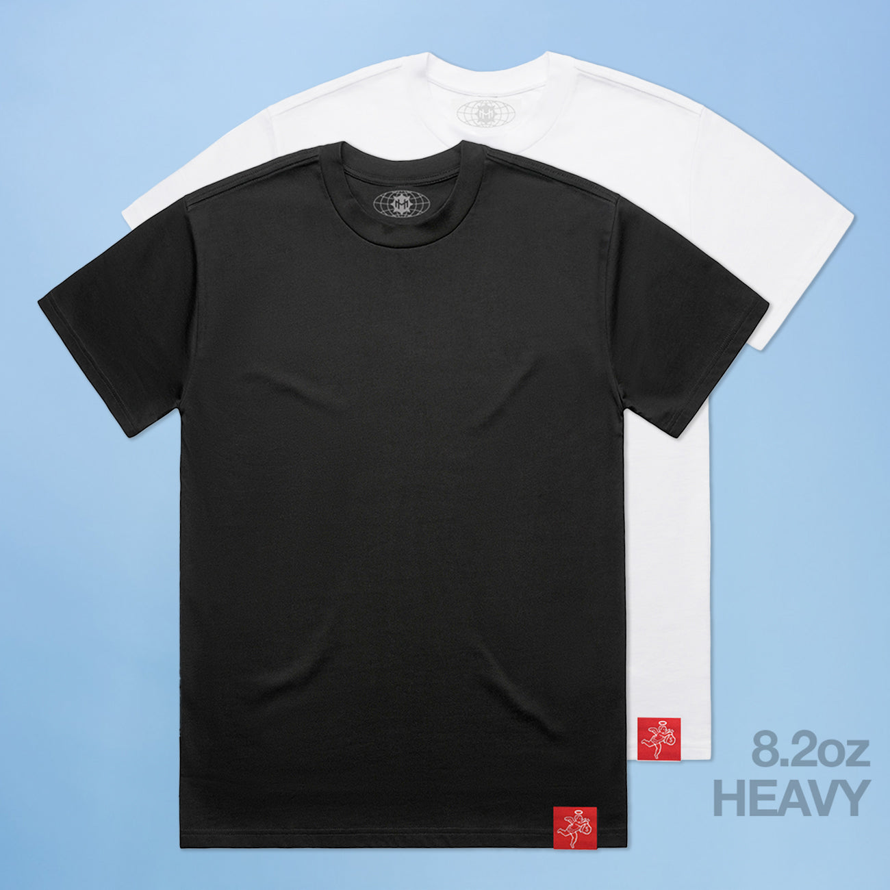Black and White -  Heavyweight Tee Bundle