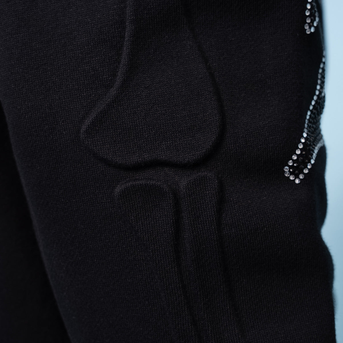 OE Muerte Bones Rhinestone F/B Hoodie