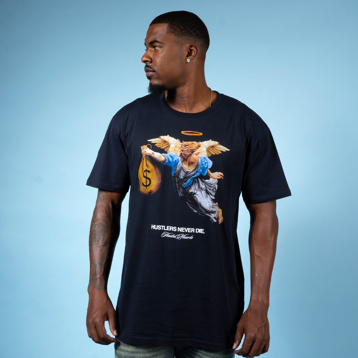 Cash Bag Angel Tee - Hastamuerte