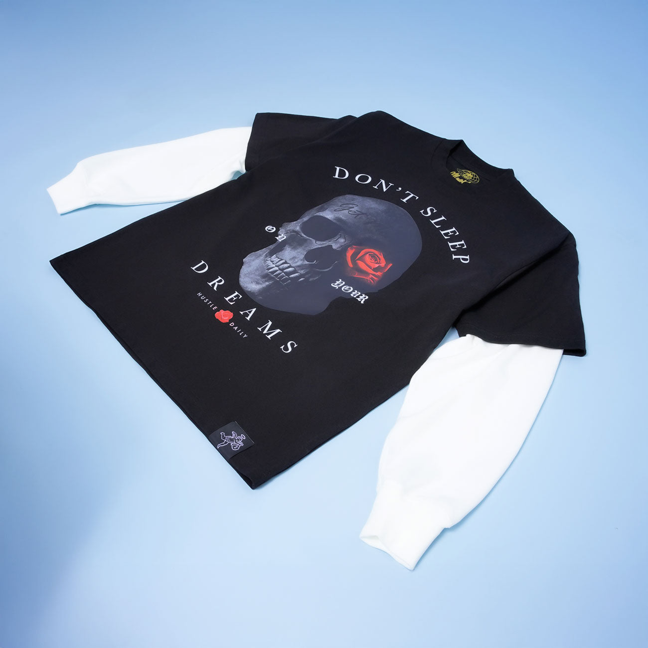 1 of 1 Half Skull Rose Thermal Layer