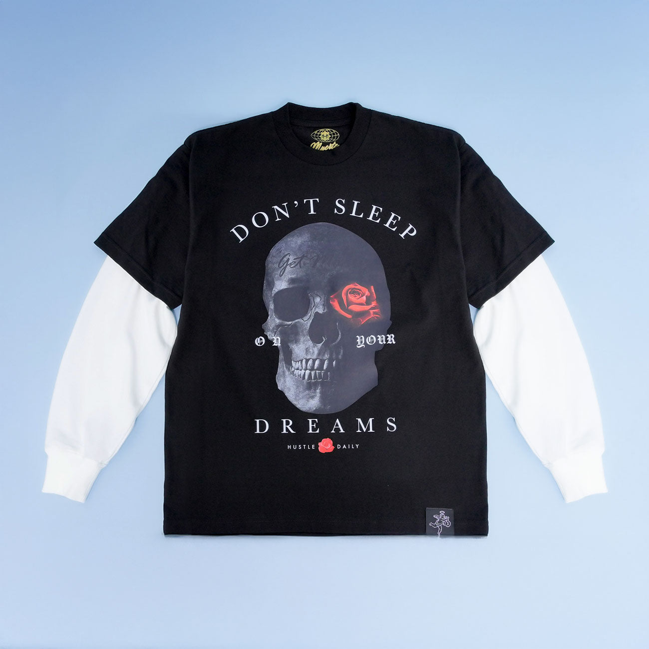 1 of 1 Half Skull Rose Thermal Layer