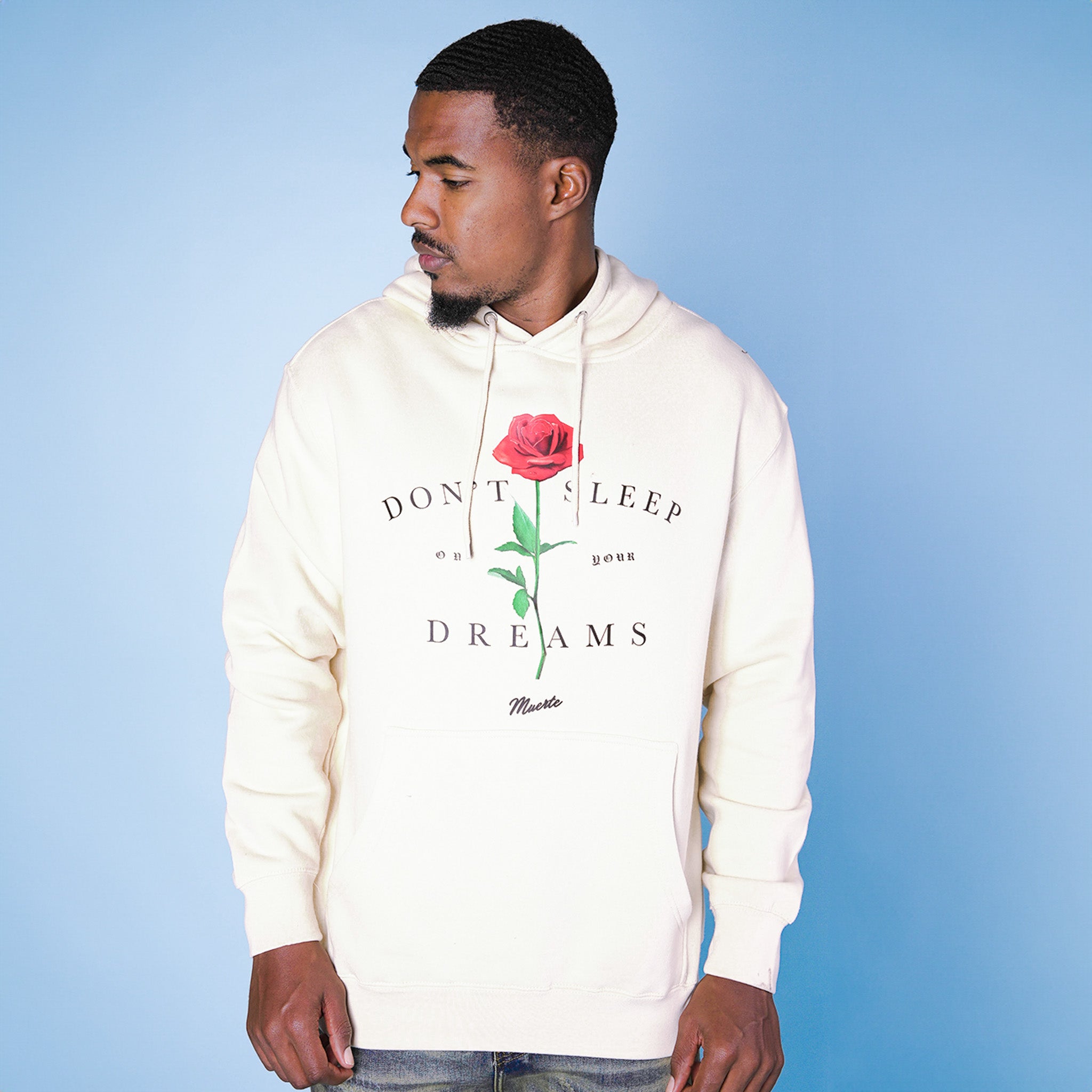 Don't Sleep On Your Dreams Rose Hoodie - LW