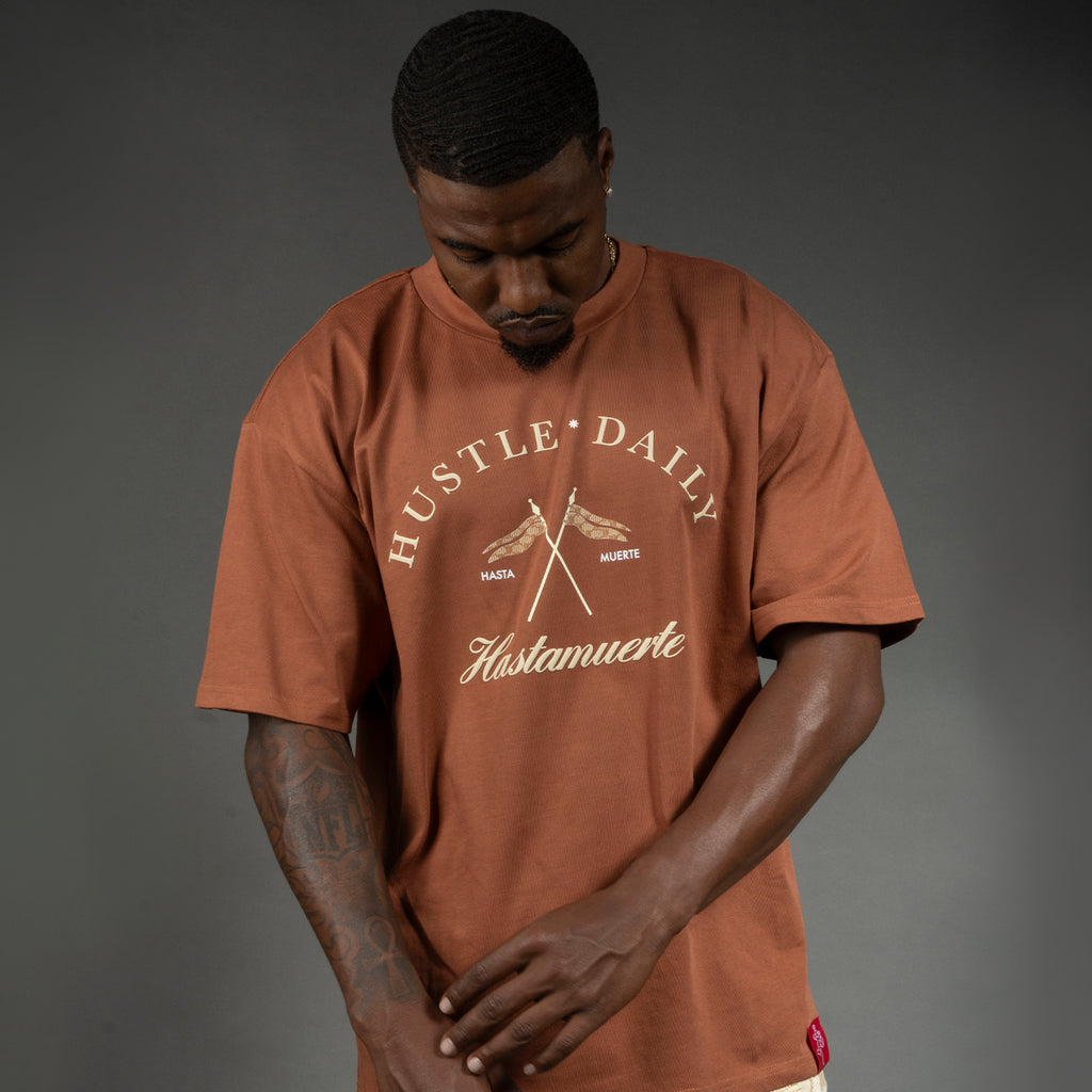 HM HD Flags - ULTRA HW Red Label Tee - Clay