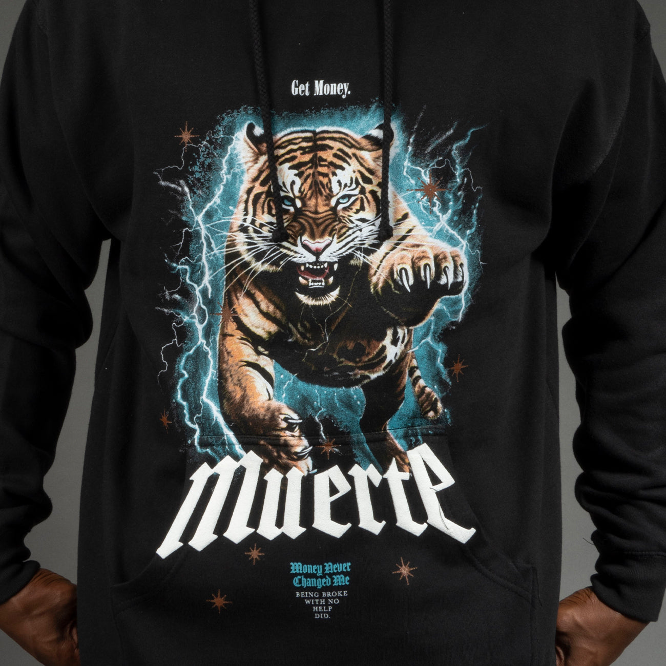 AJ4 Lightning Tiger Heavyweight Hoodie