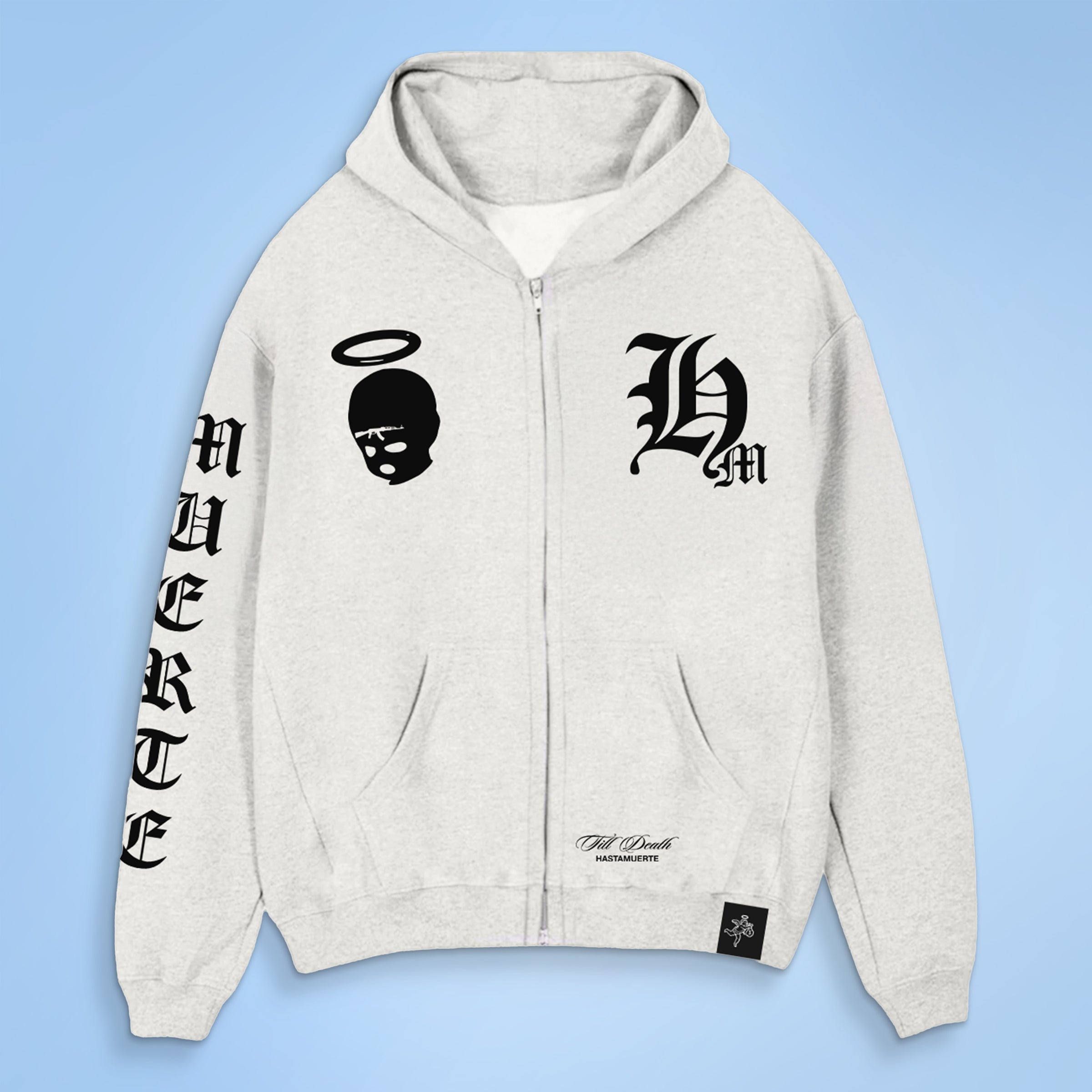 HM BLK - OAT F/B ZIP Hoodie (LW)