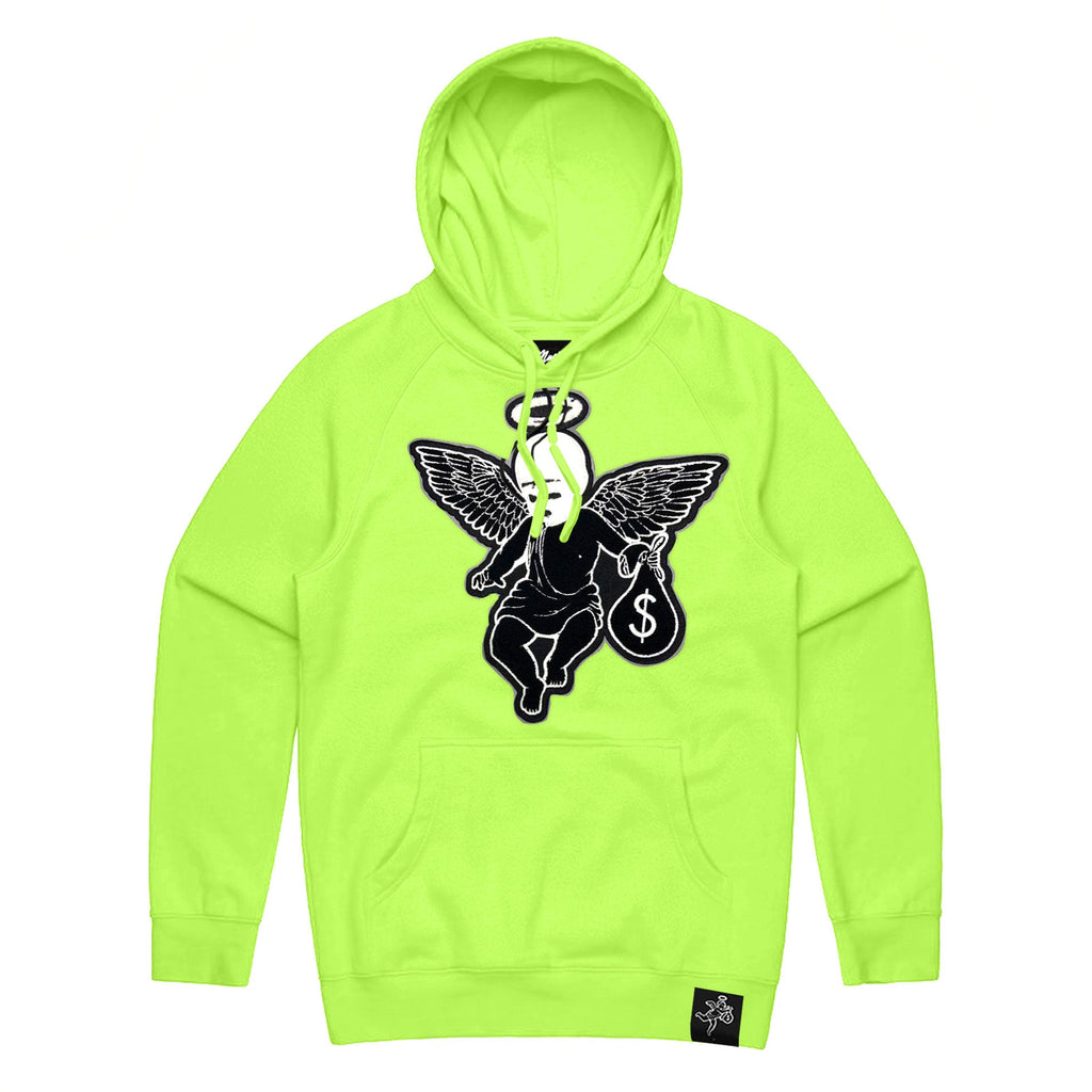 MM Ski Mask Angel Chenille Hoody HW - Safety Yellow