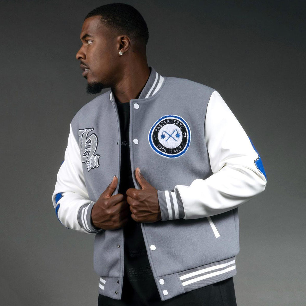 Born To Hustle Letterman Jacket 2023