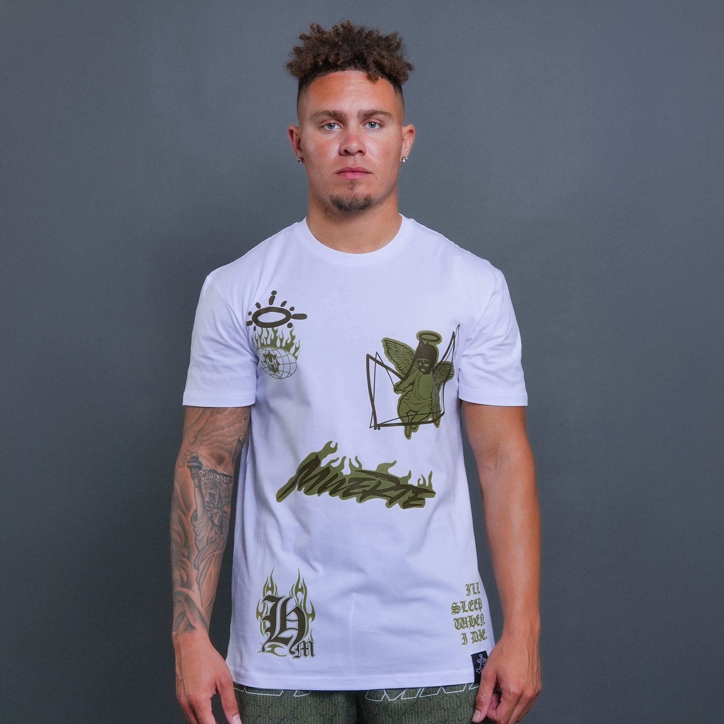 HEAVY - Camo Mask Tee F/B