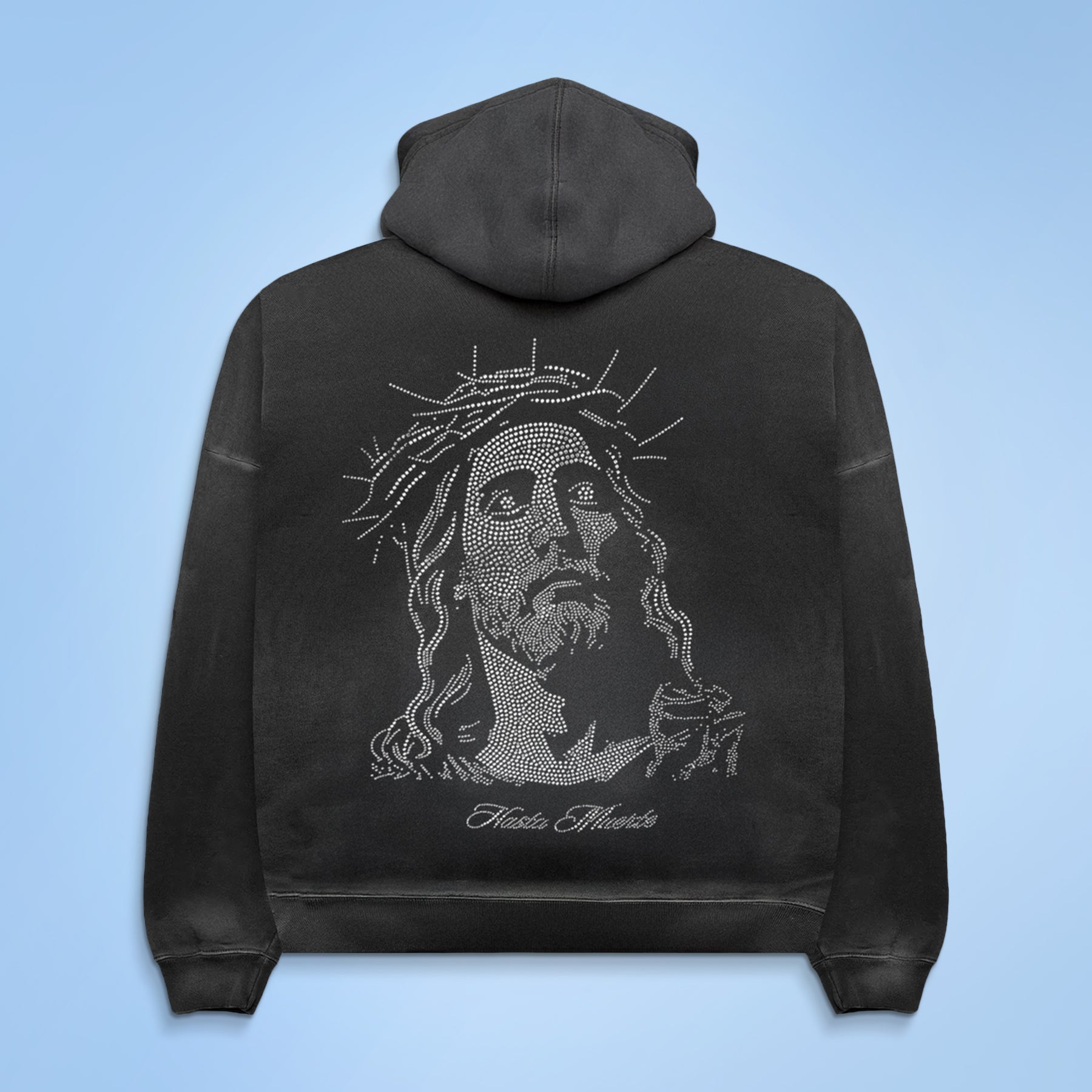 JESUS RHINESTONE POTASSIUM HOODIE